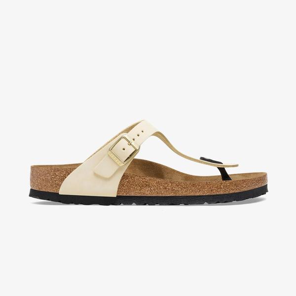 Birkenstock Gizeh Nu Kadın Krem Terlik