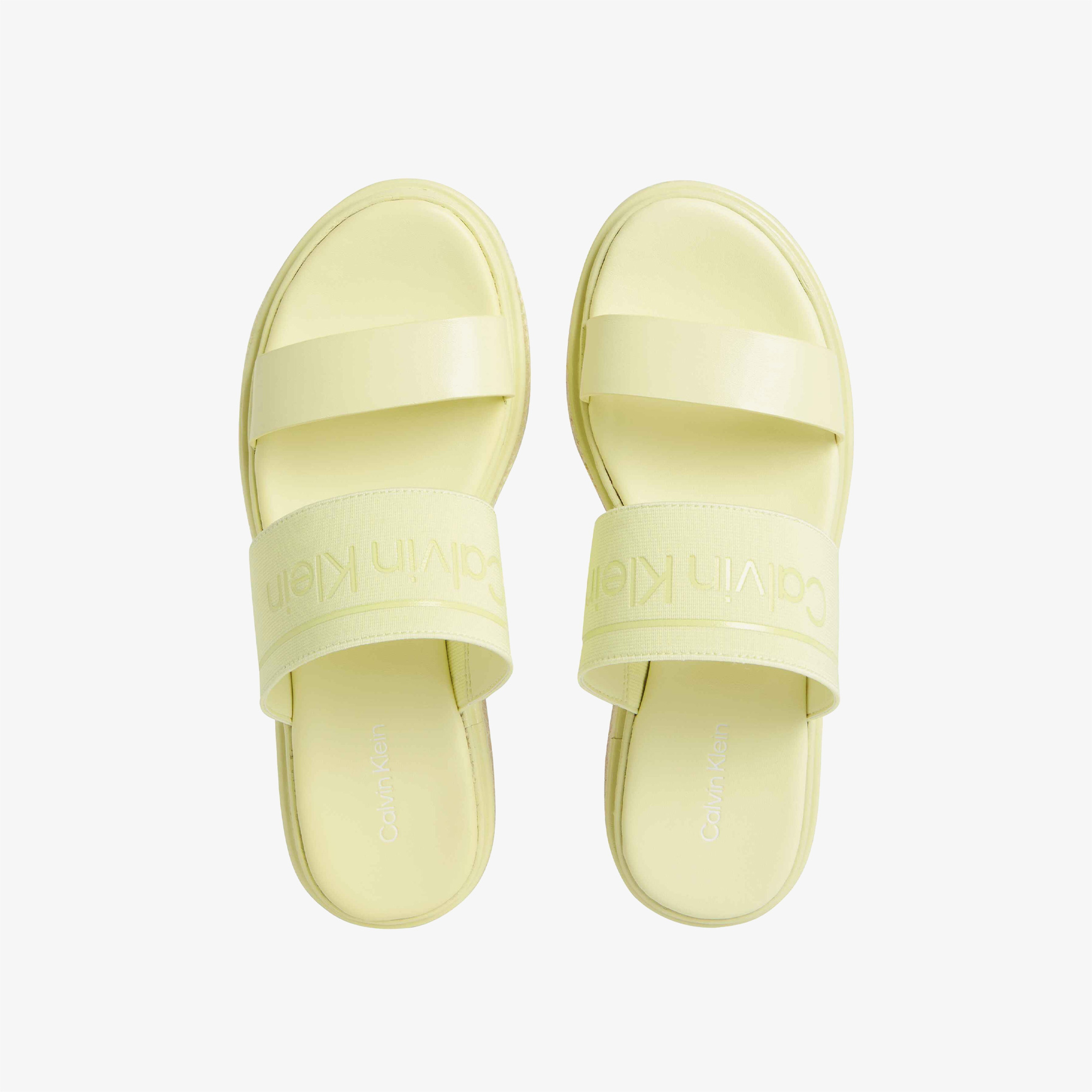 Calvin Klein Flatform Kadın Sarı Topuklu Ayakkabı