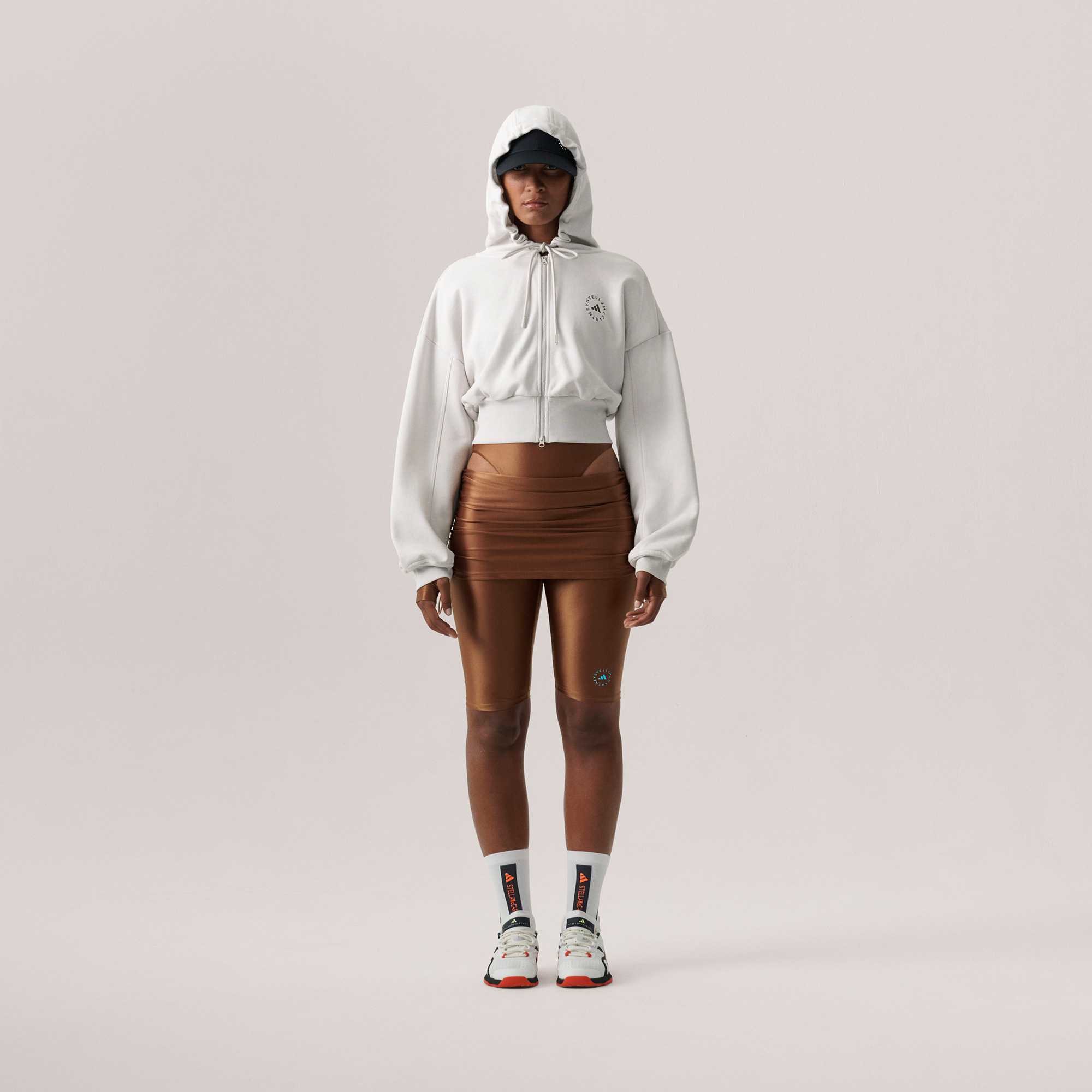 adidas x by Stella McCartney Asmc Rt Kadın Kahverengi ŞortLIN3646