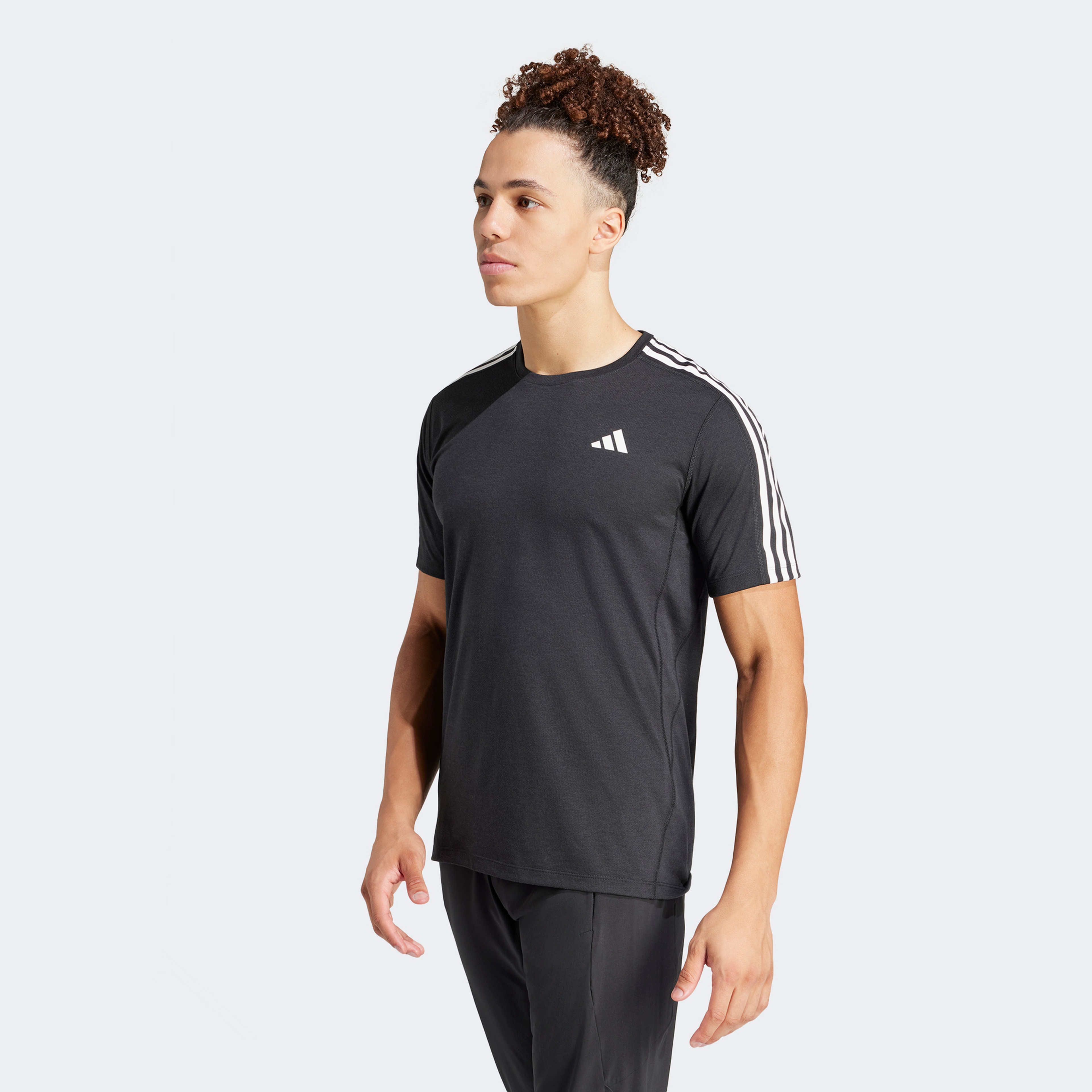 adidas Otr E 3S Erkek Siyah Koşu T-Shirt