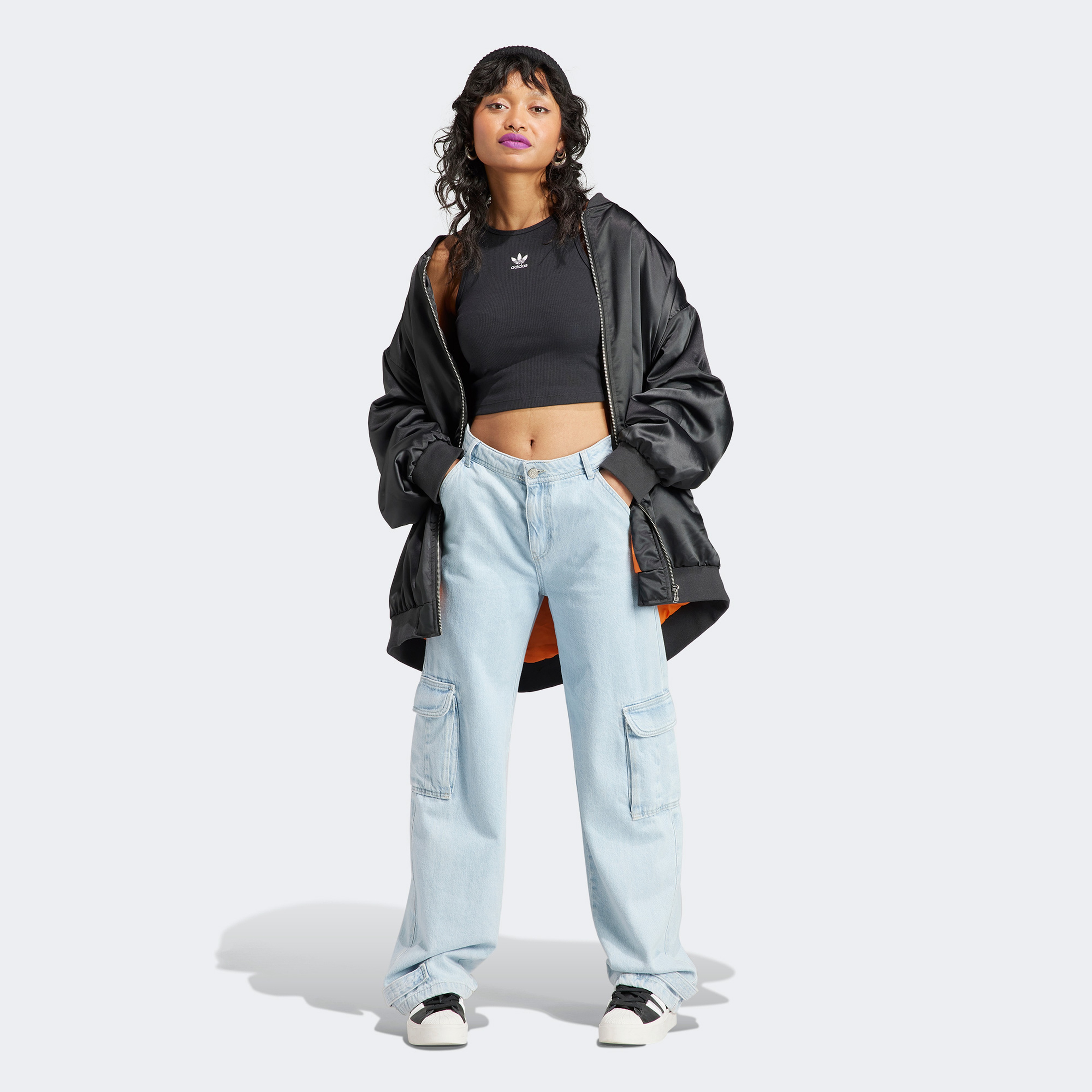 adidas Originals Rib Tank Kadın Siyah Atlet