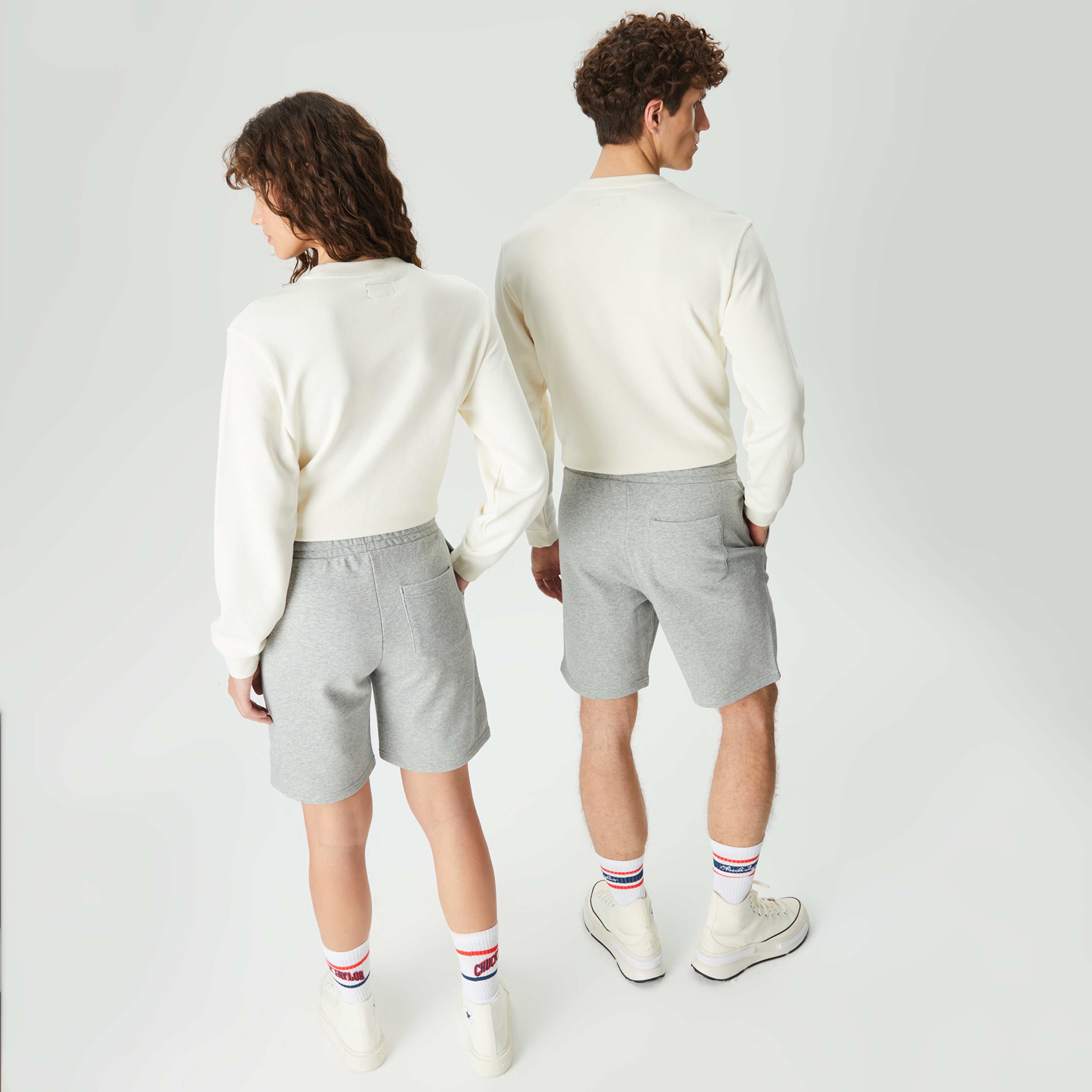 Converse Go-To Unisex Gri Şort