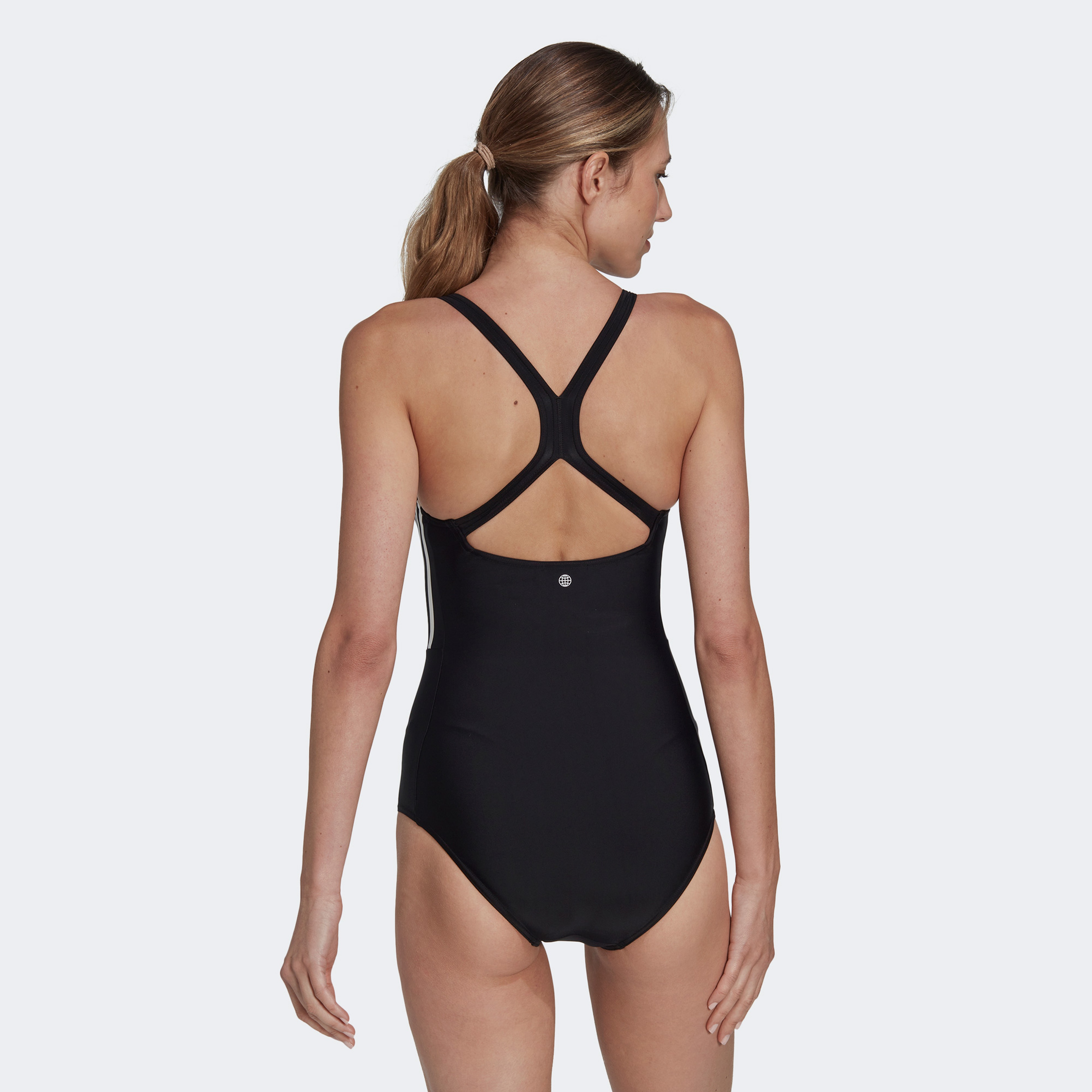 adidas 3S Mid Suit Kadın Siyah Yüzücü Mayosu