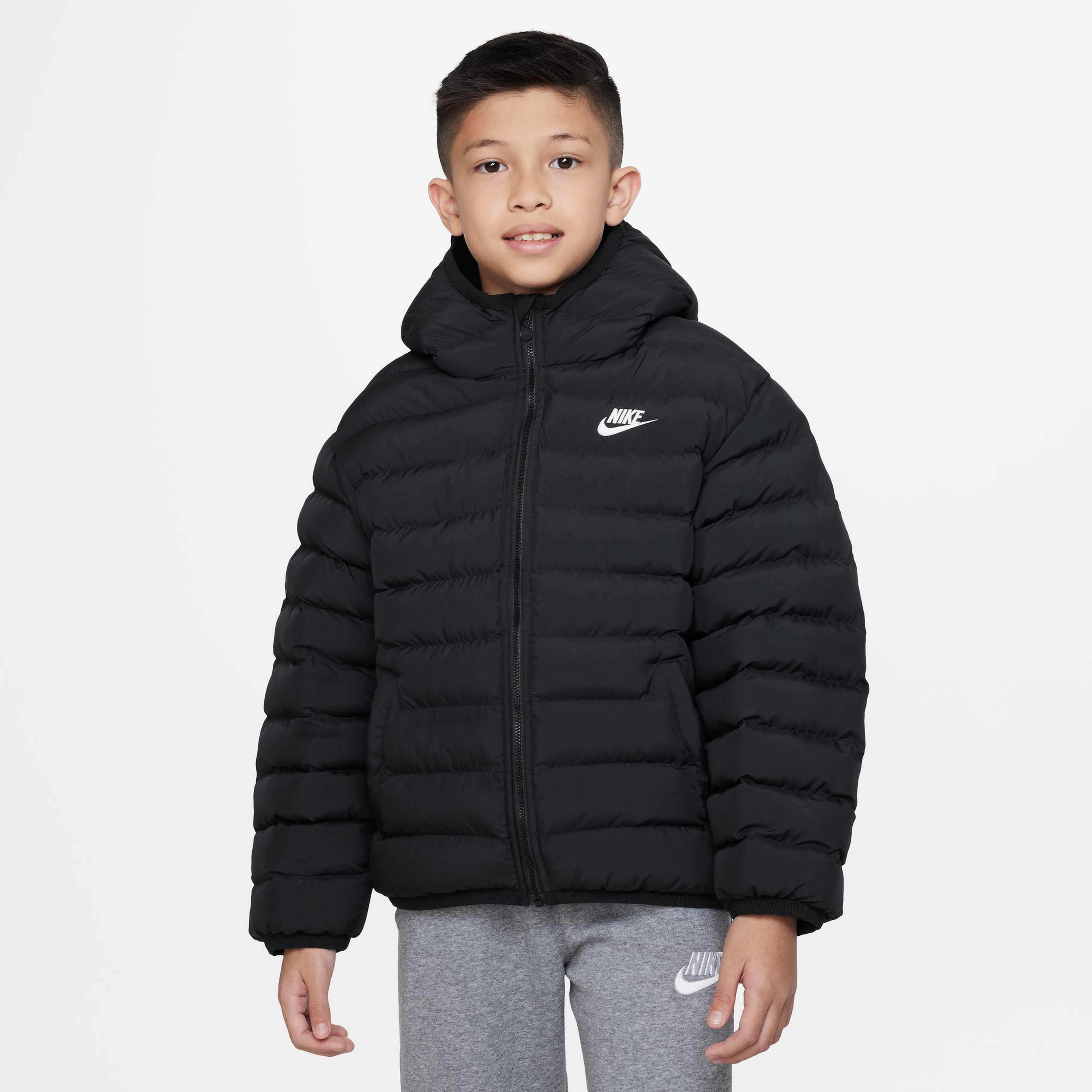 Nike Sportswear Lightweight Synthetic Fill Çocuk Siyah Mont