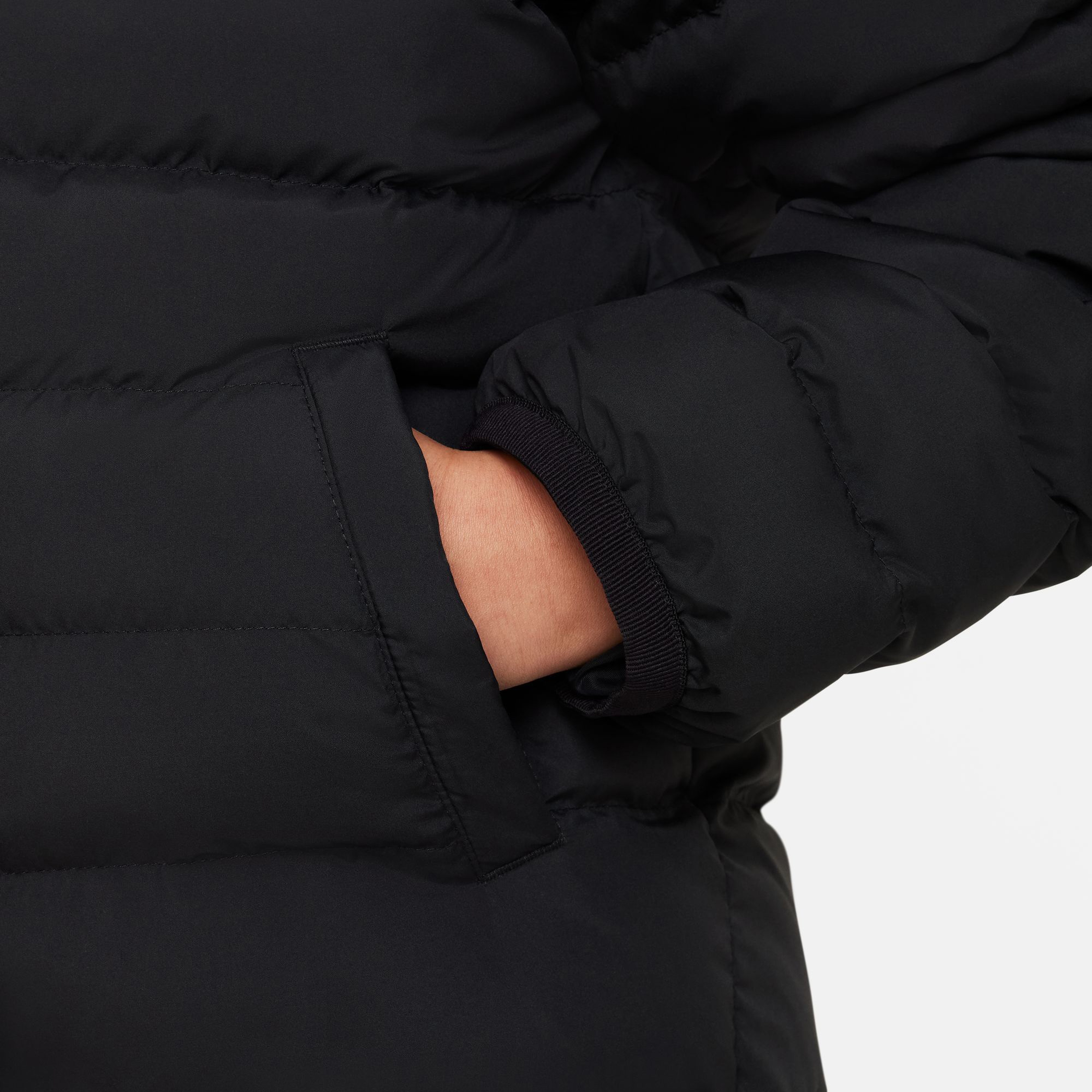 Nike Sportswear Lightweight Synthetic Fill Çocuk Siyah Mont