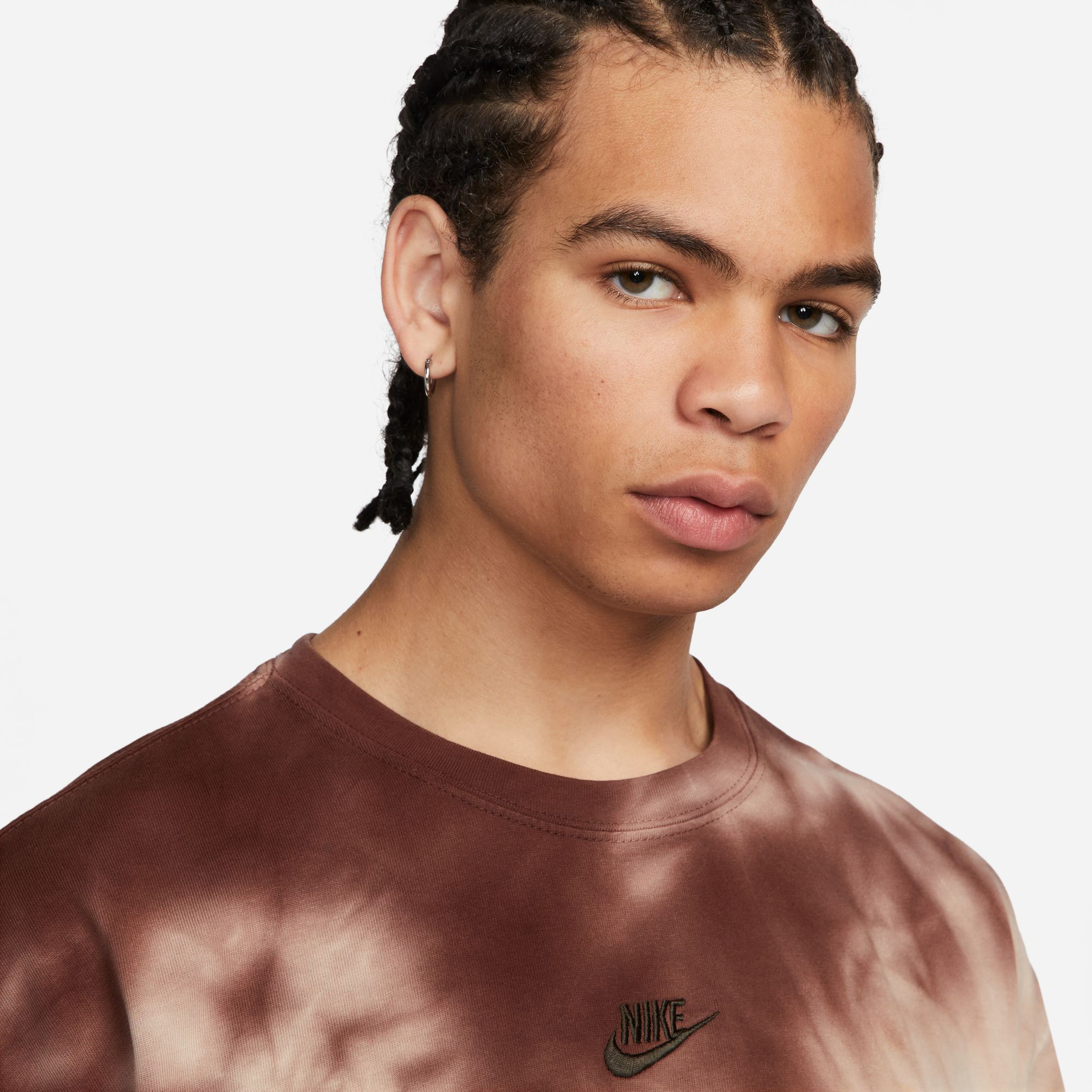 Nike Sportswear M90 Chic Dye Erkek Kahverengi T-Shirt
