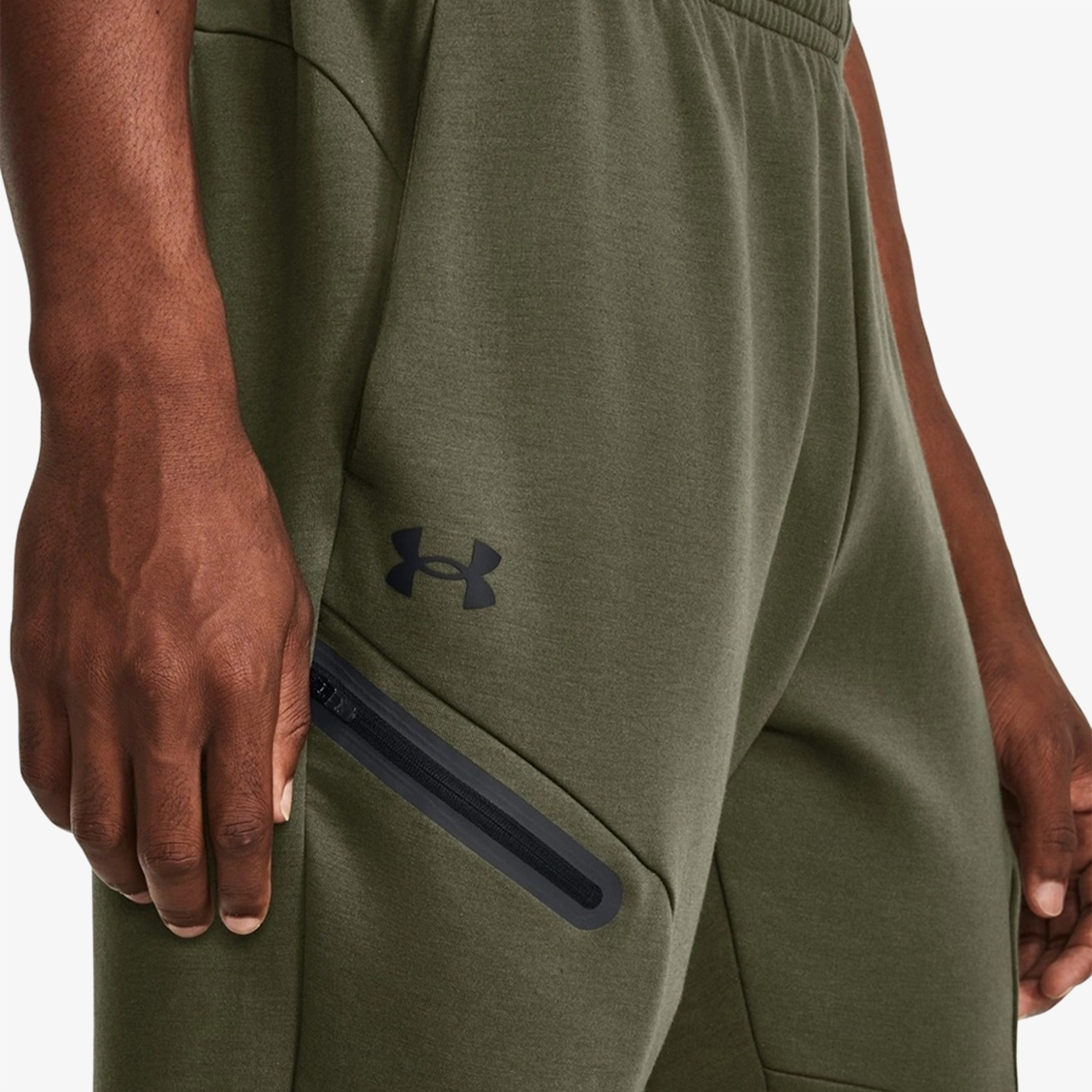 Under Armour Unstoppable Fleece Erkek Yeşil Eşofman Altı