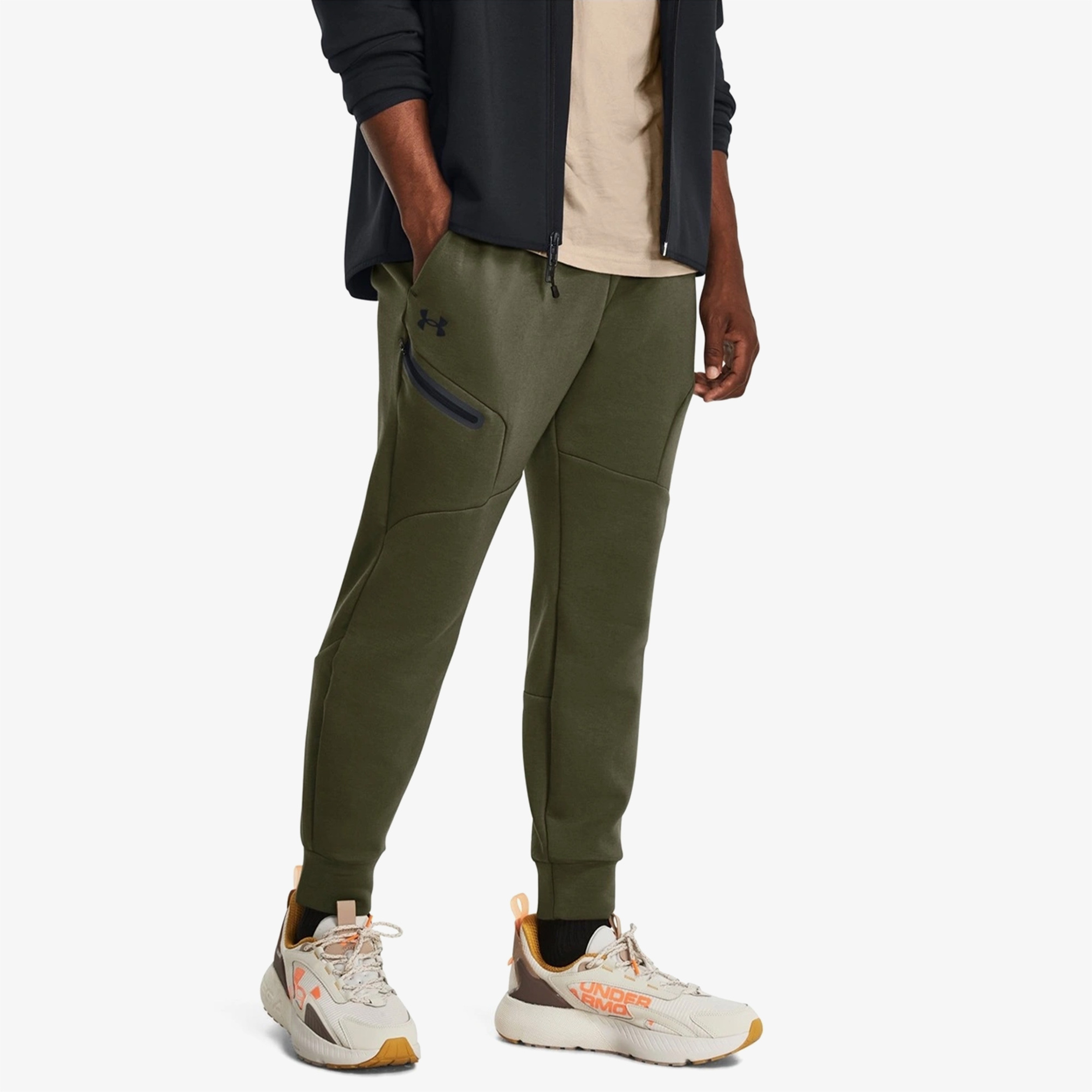 Under Armour Unstoppable Fleece Erkek Yeşil Eşofman Altı