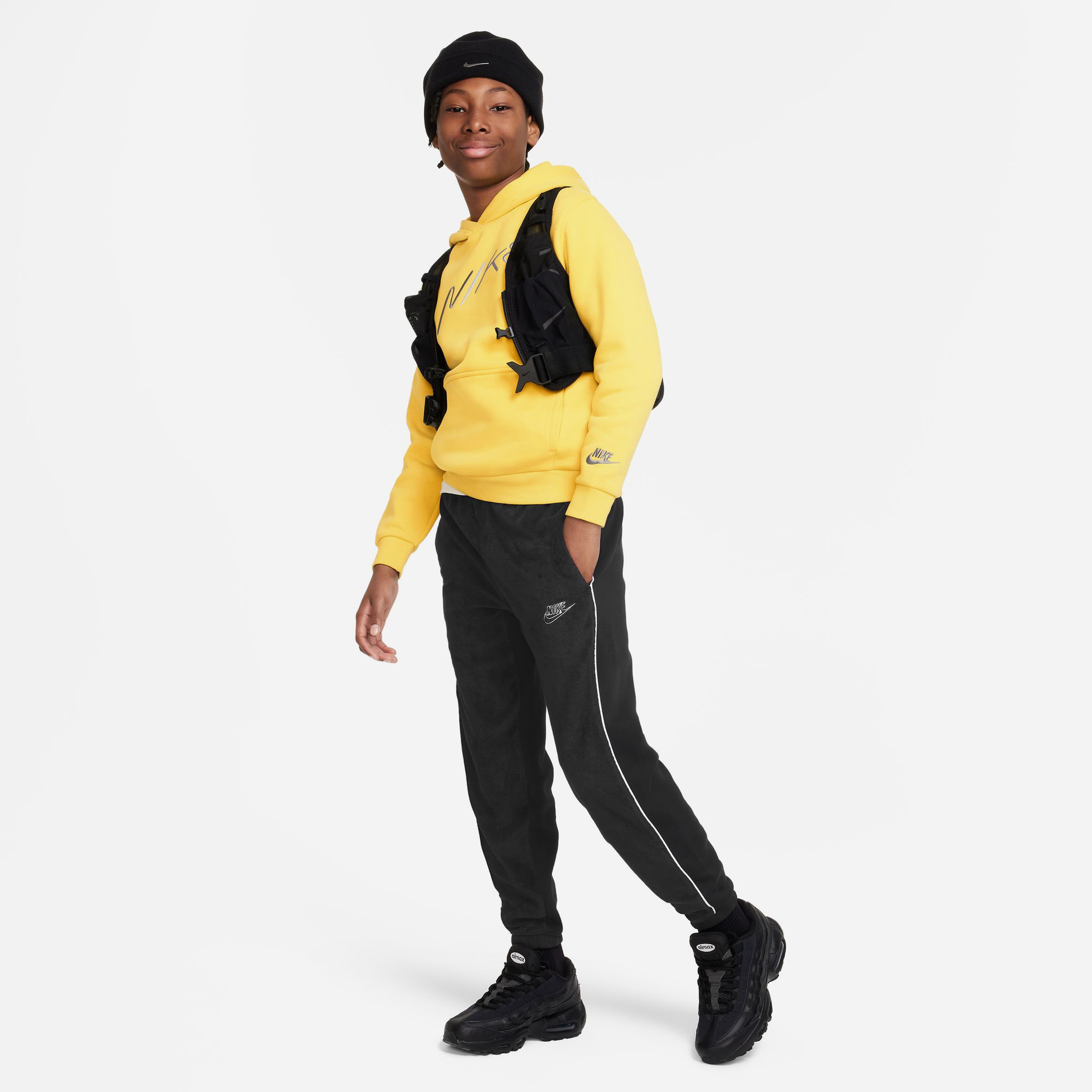 Nike Sportswear Amplify Çocuk Siyah Eşofman Altı