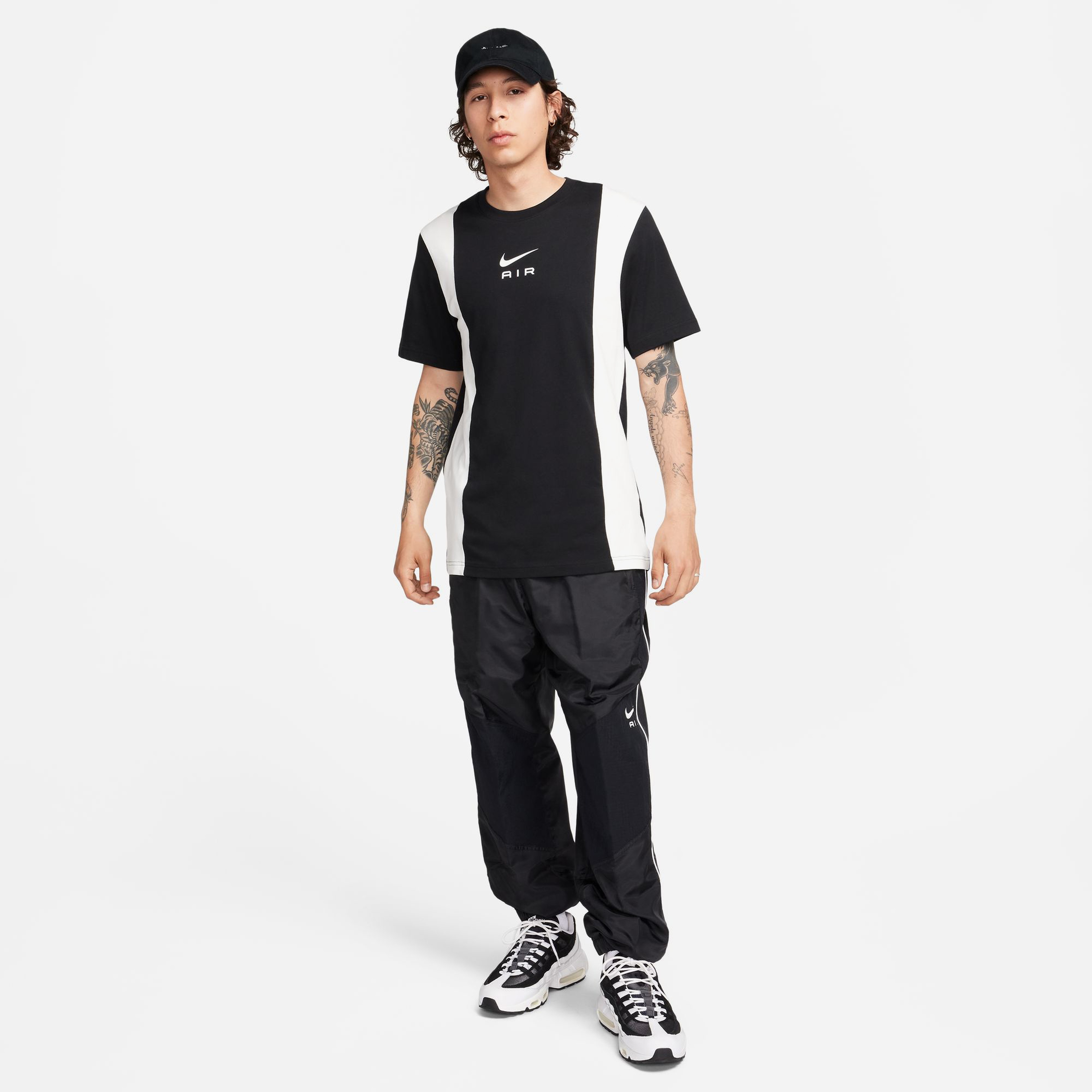 Nike Sportswear Swoosh Air Woven Erkek Siyah Eşofman Altı