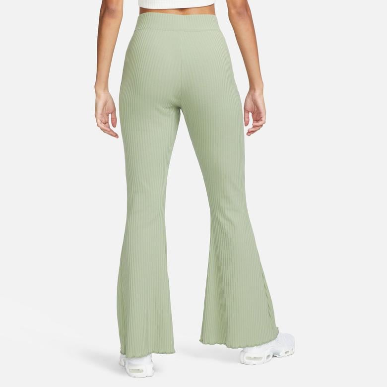 Nike Sportswear Rib Jersey Kadın Yeşil Eşofman Altı