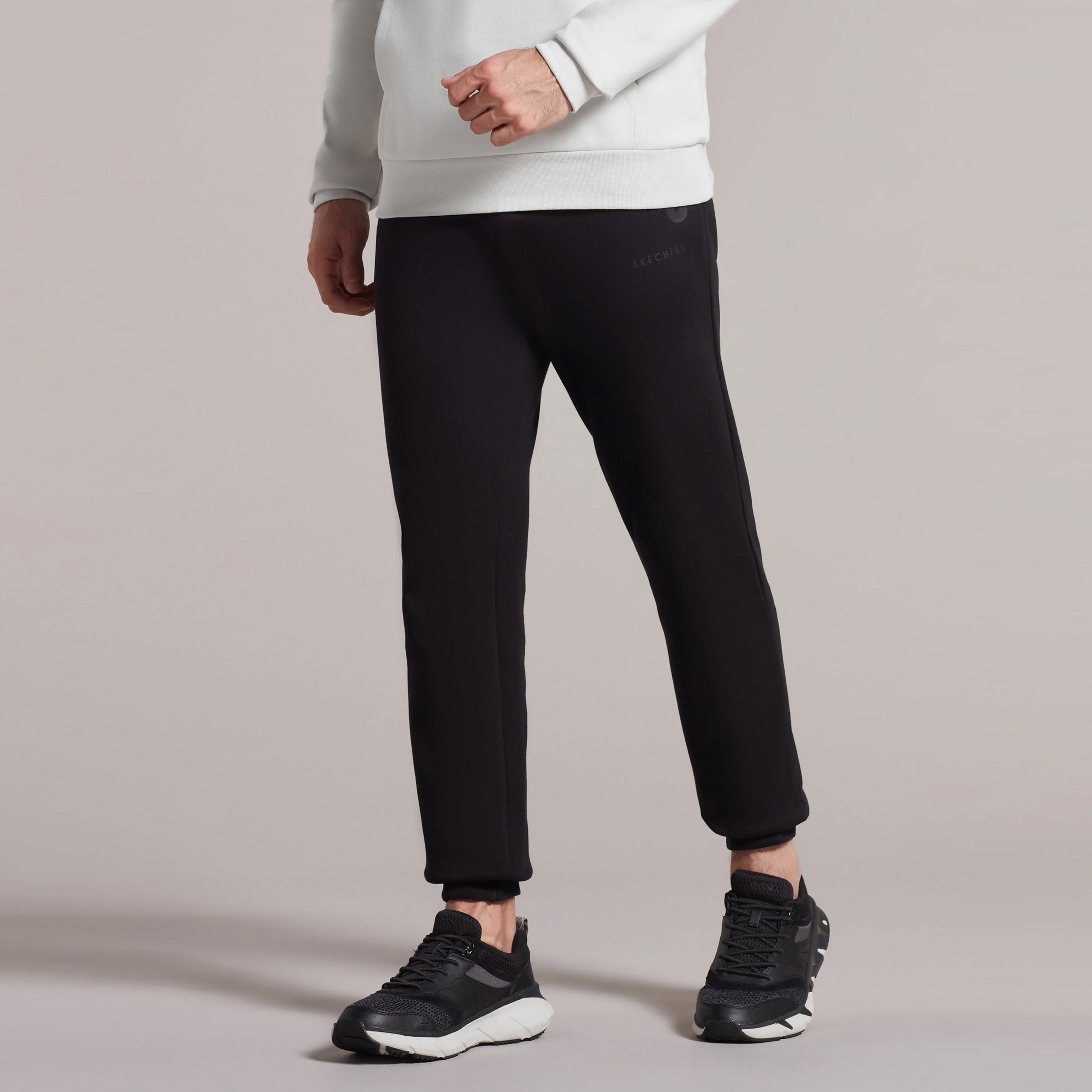 Skechers 2Xi-Lock Flex Detailed Erkek Siyah Eşofman Altı