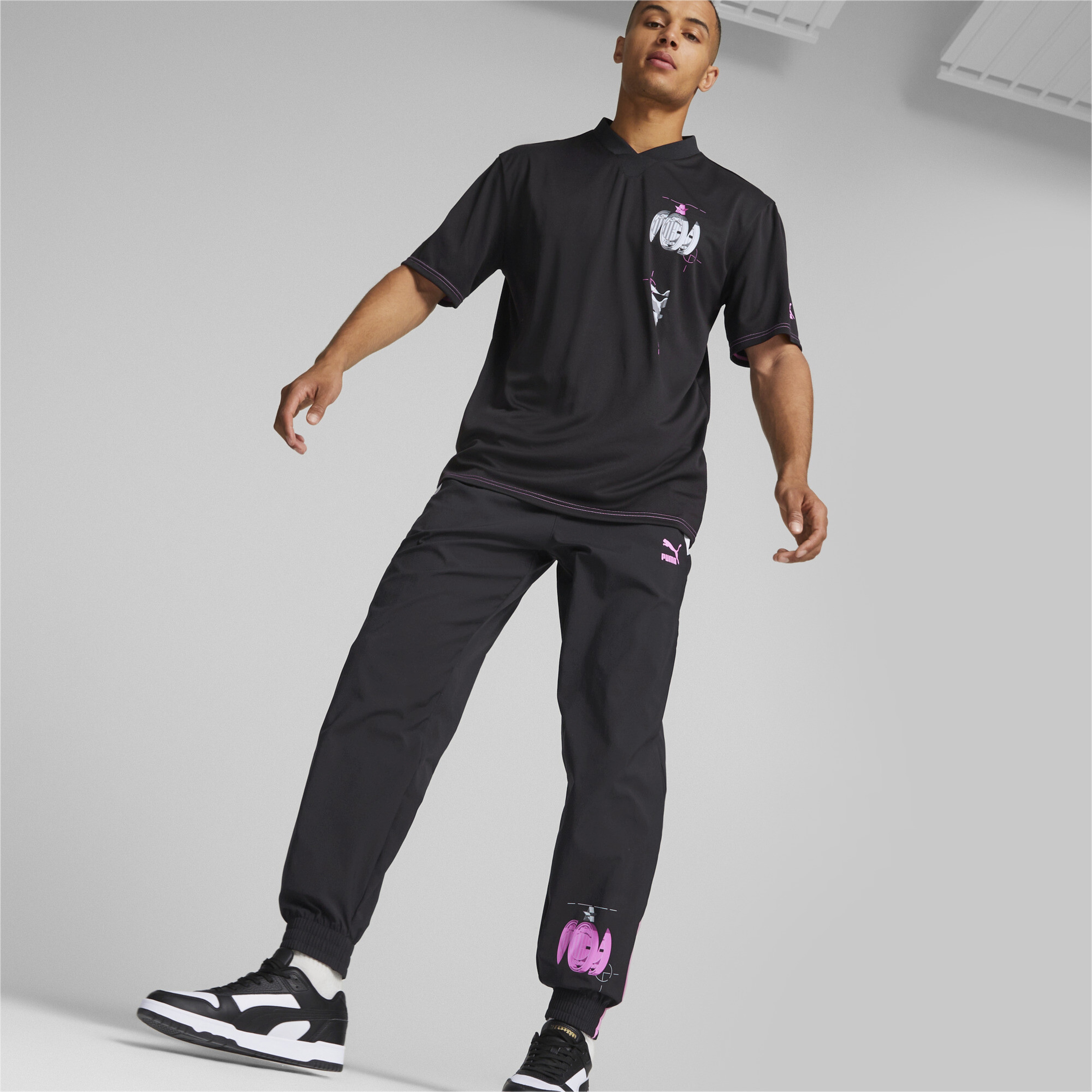 Puma AC Milan Unisex Siyah Eşofman Altı