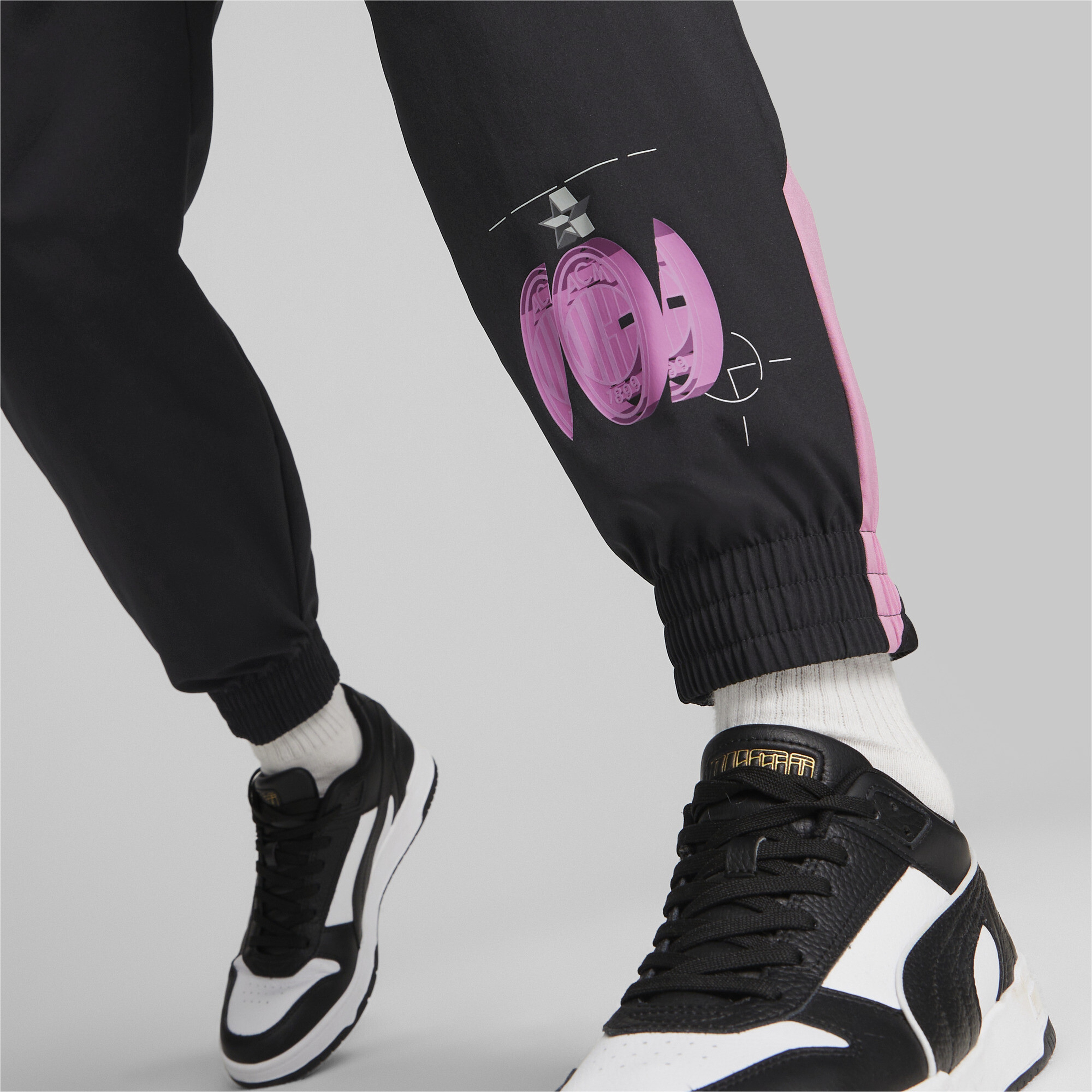 Puma AC Milan Unisex Siyah Eşofman Altı