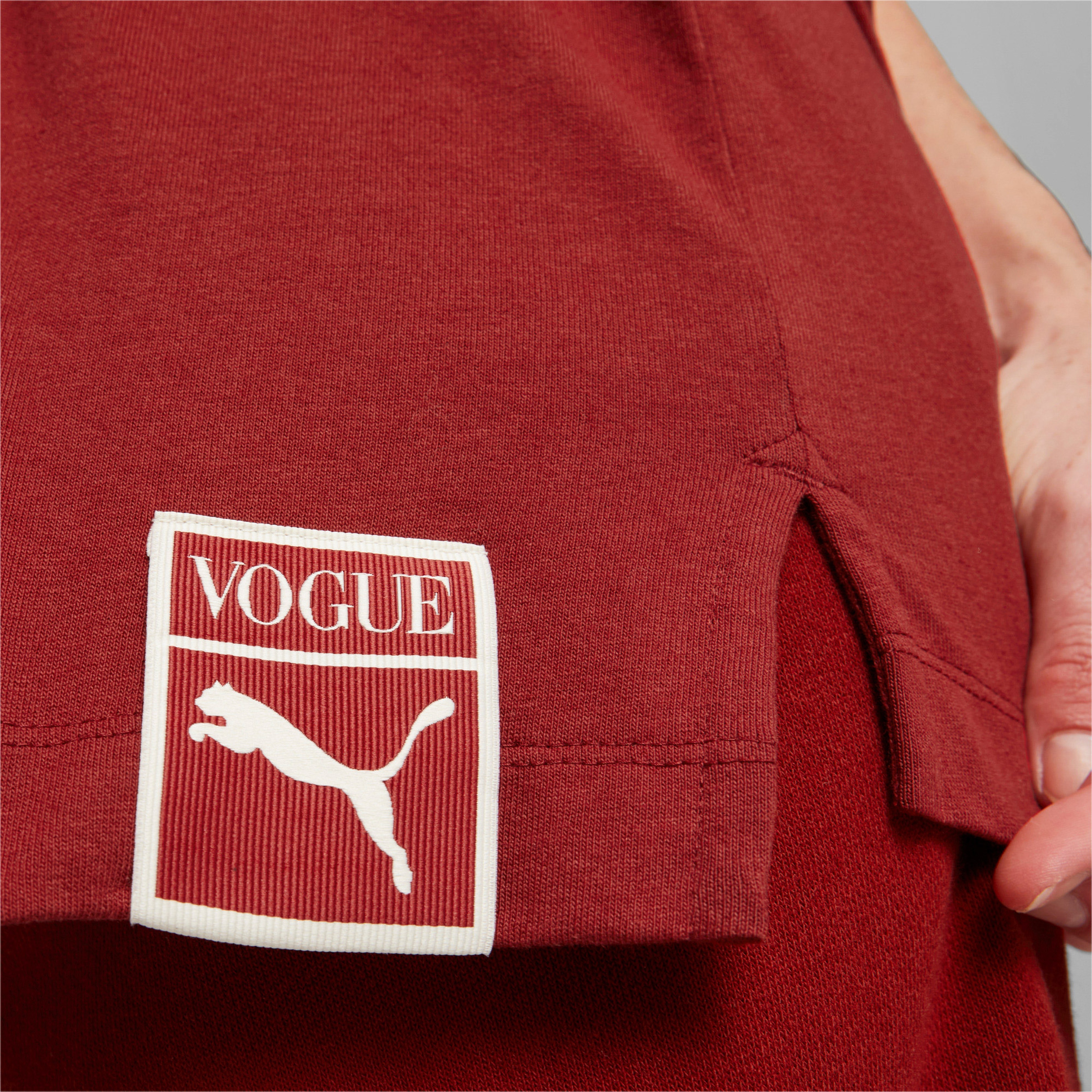 Puma X Vogue Relaxed Kadın Kırmızı Tshırt