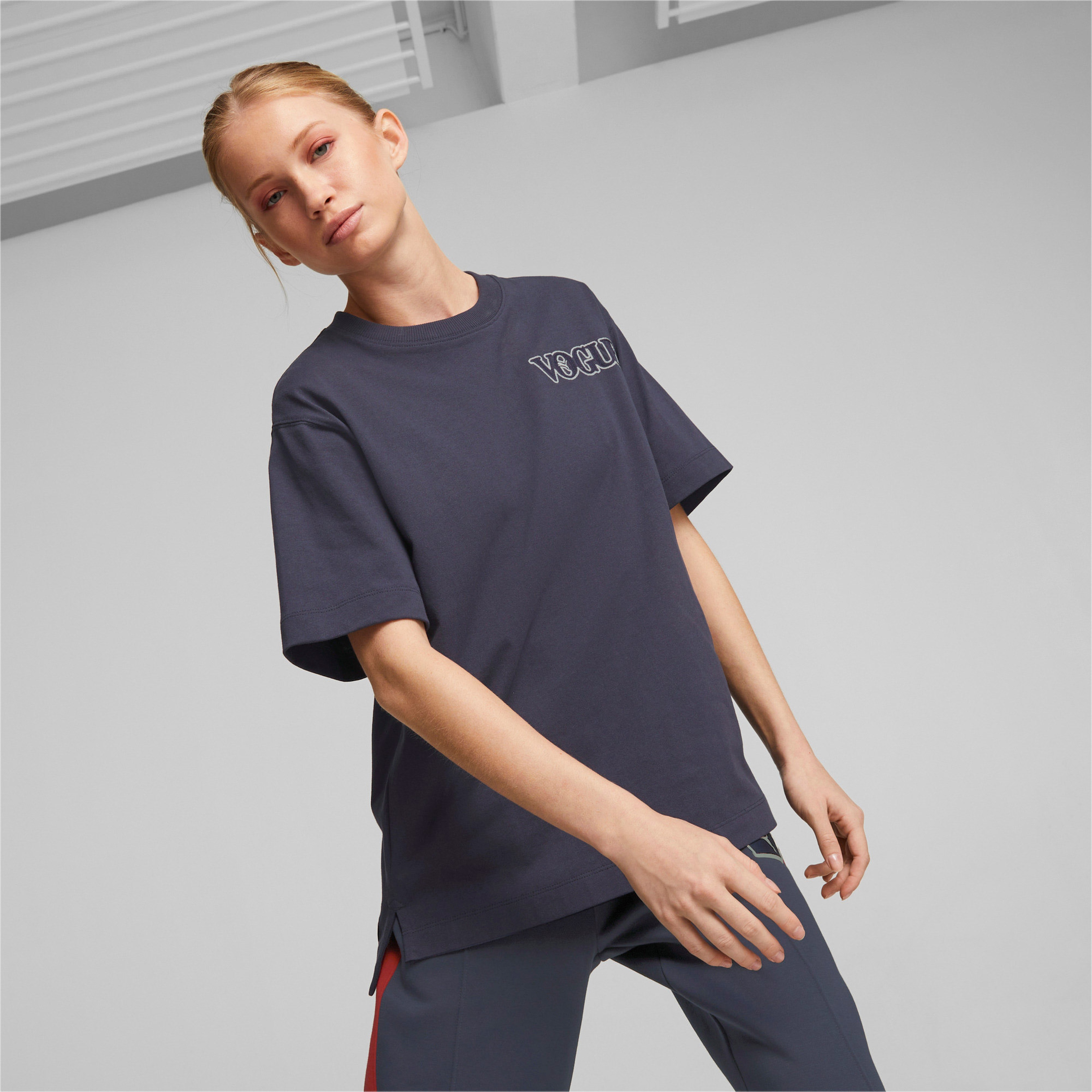 Puma X Vogue Relaxed Kadın Siyah Tshırt