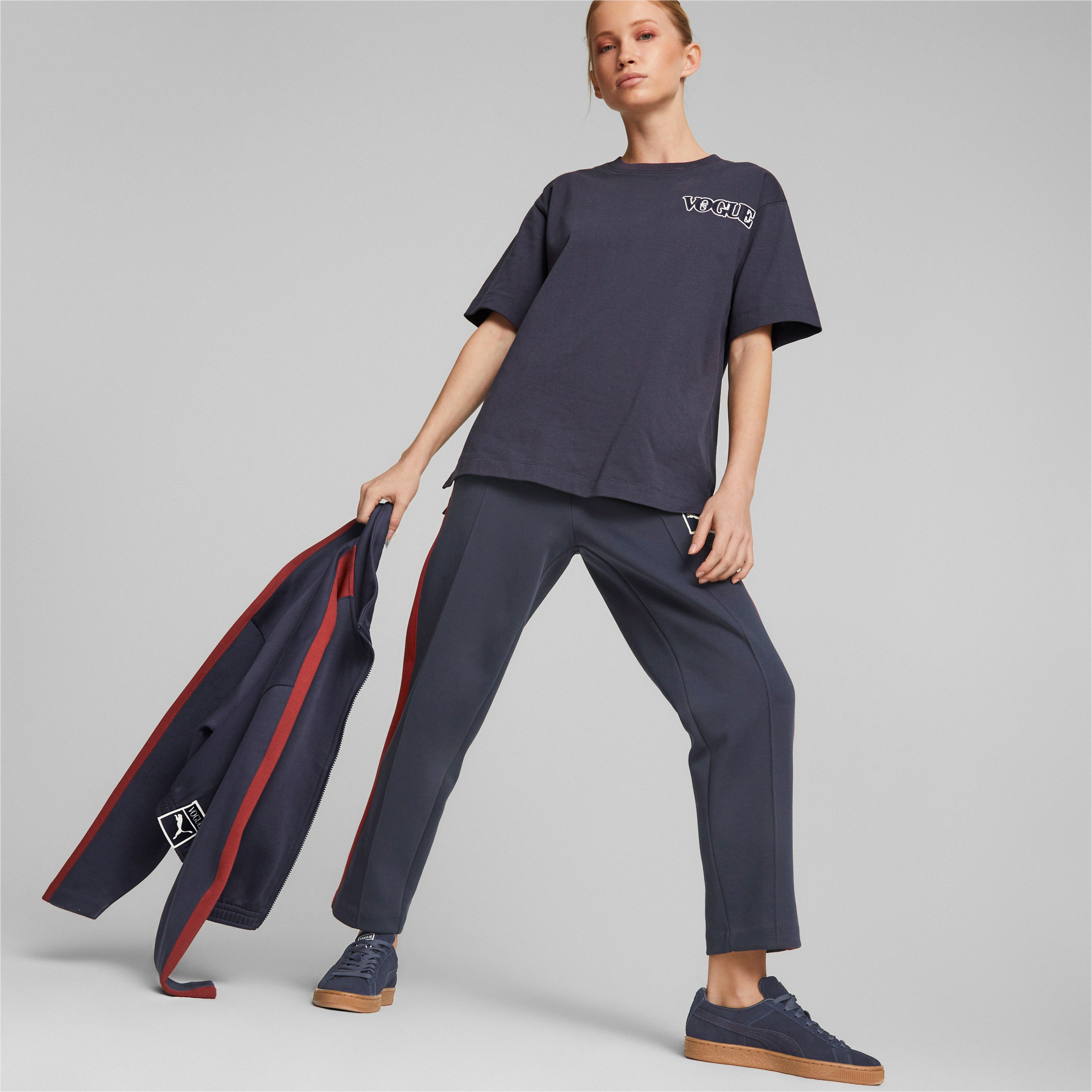 Puma X Vogue Relaxed Kadın Siyah Tshırt