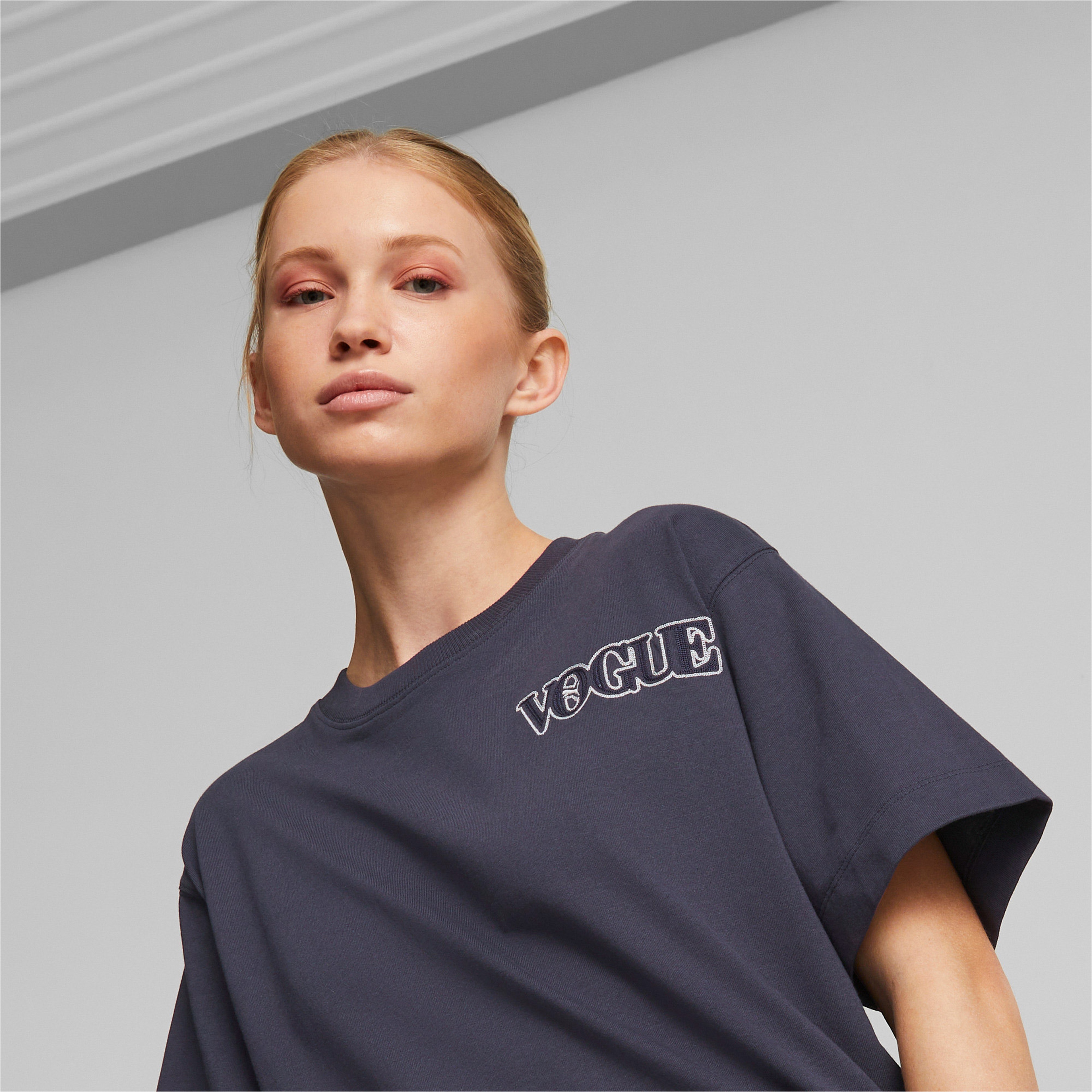 Puma X Vogue Relaxed Kadın Siyah Tshırt