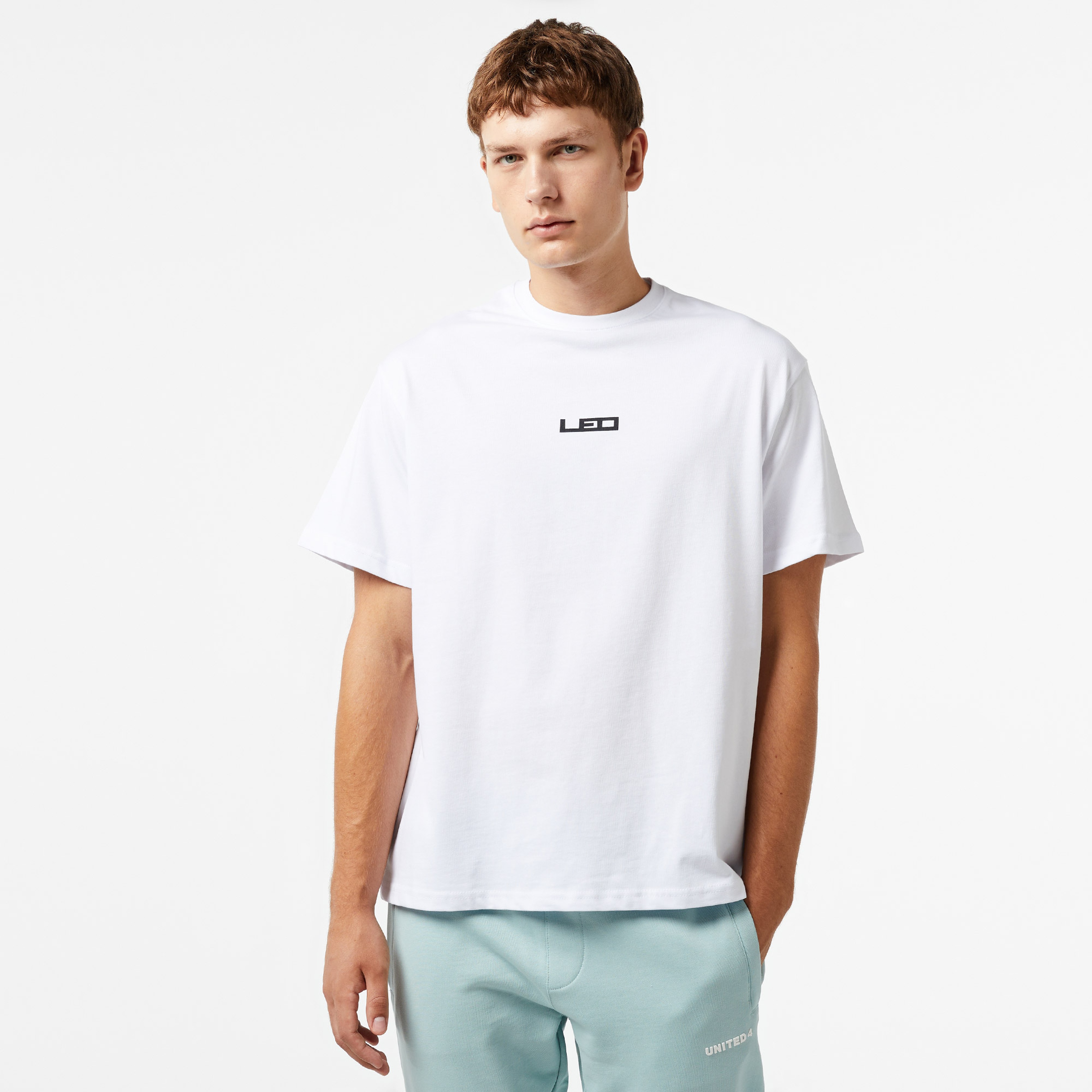 Leo Service Erkek Beyaz T-Shirt