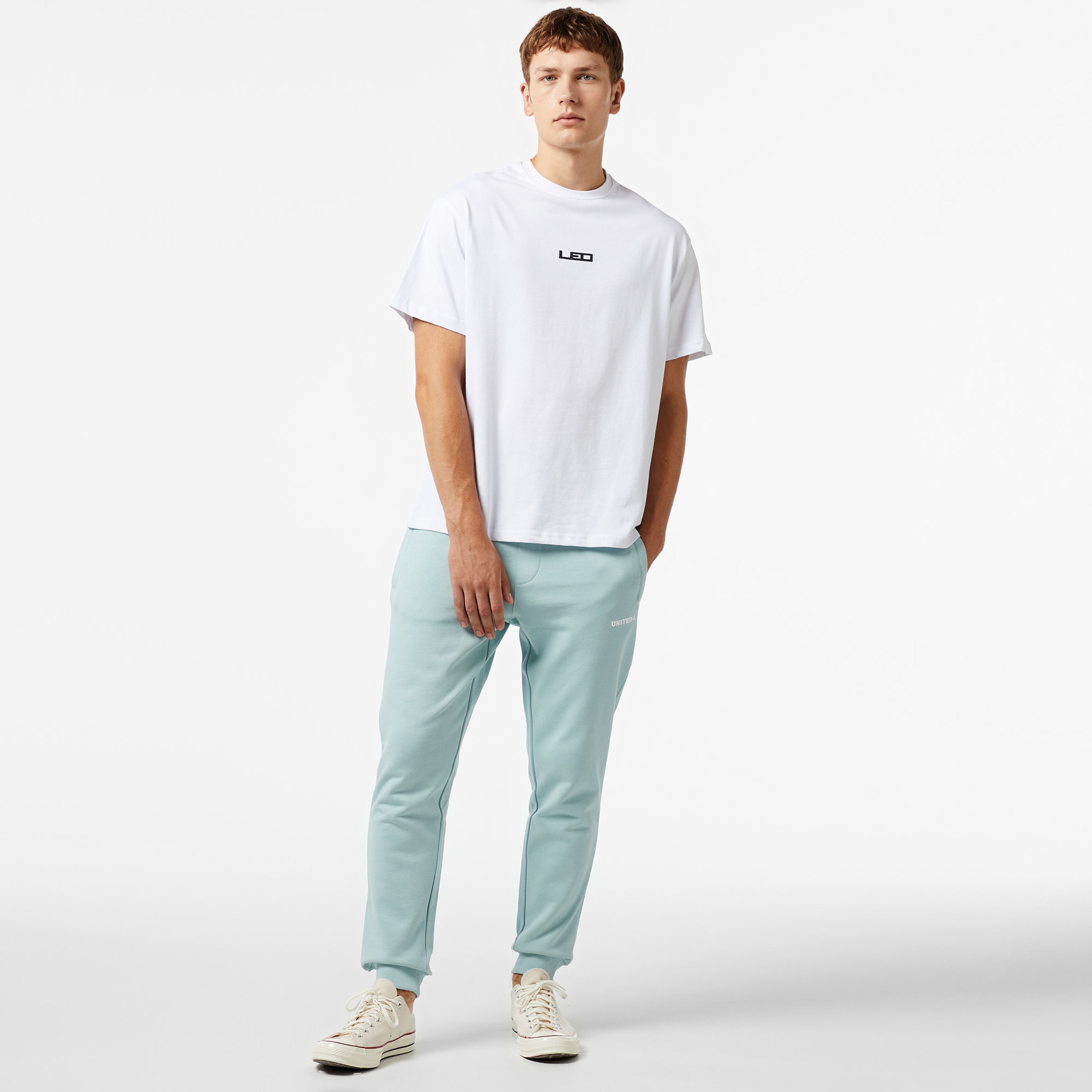 Leo Service Erkek Beyaz T-Shirt