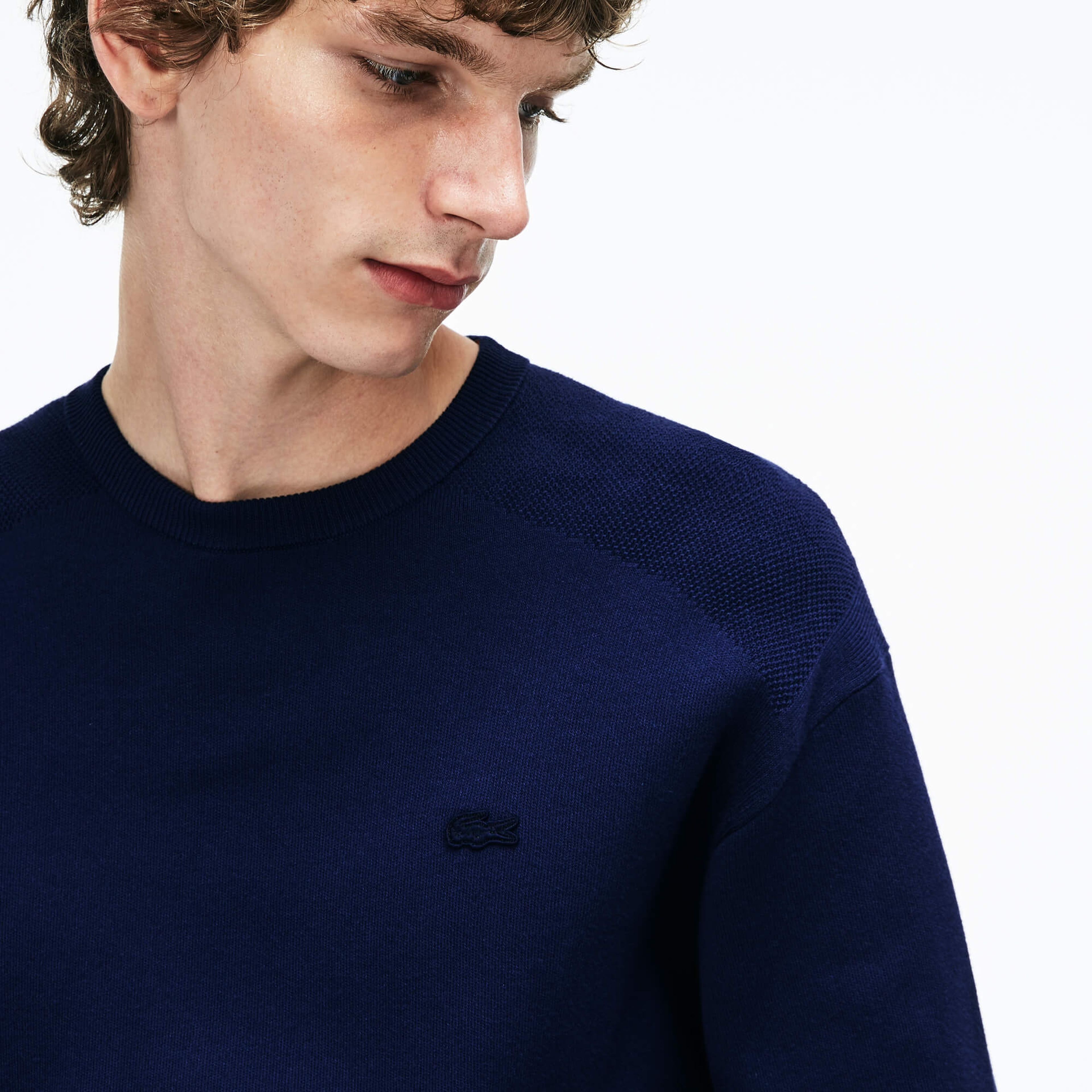 Lacoste Erkek Lacivert Kırçıllı Triko