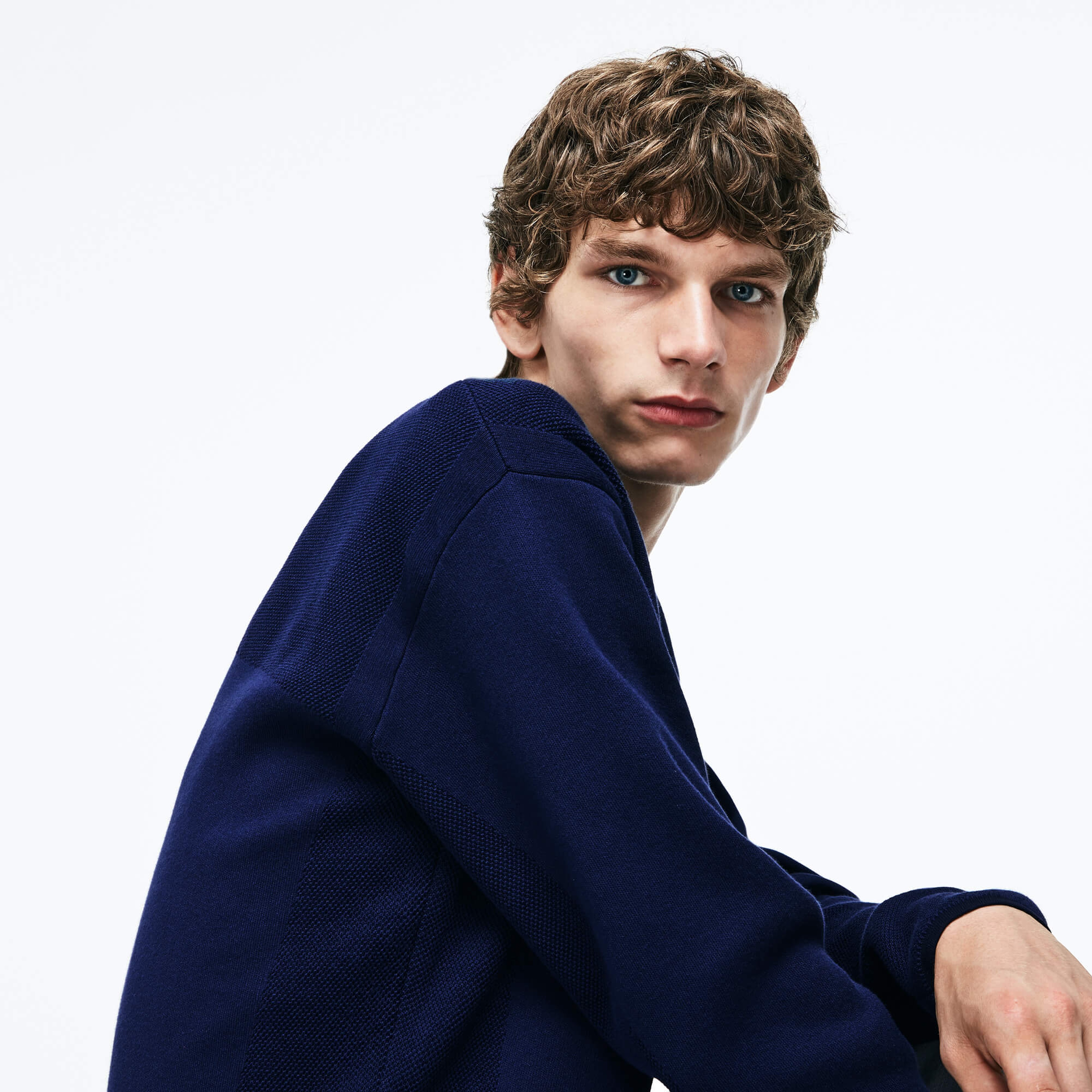 Lacoste Erkek Lacivert Kırçıllı Triko