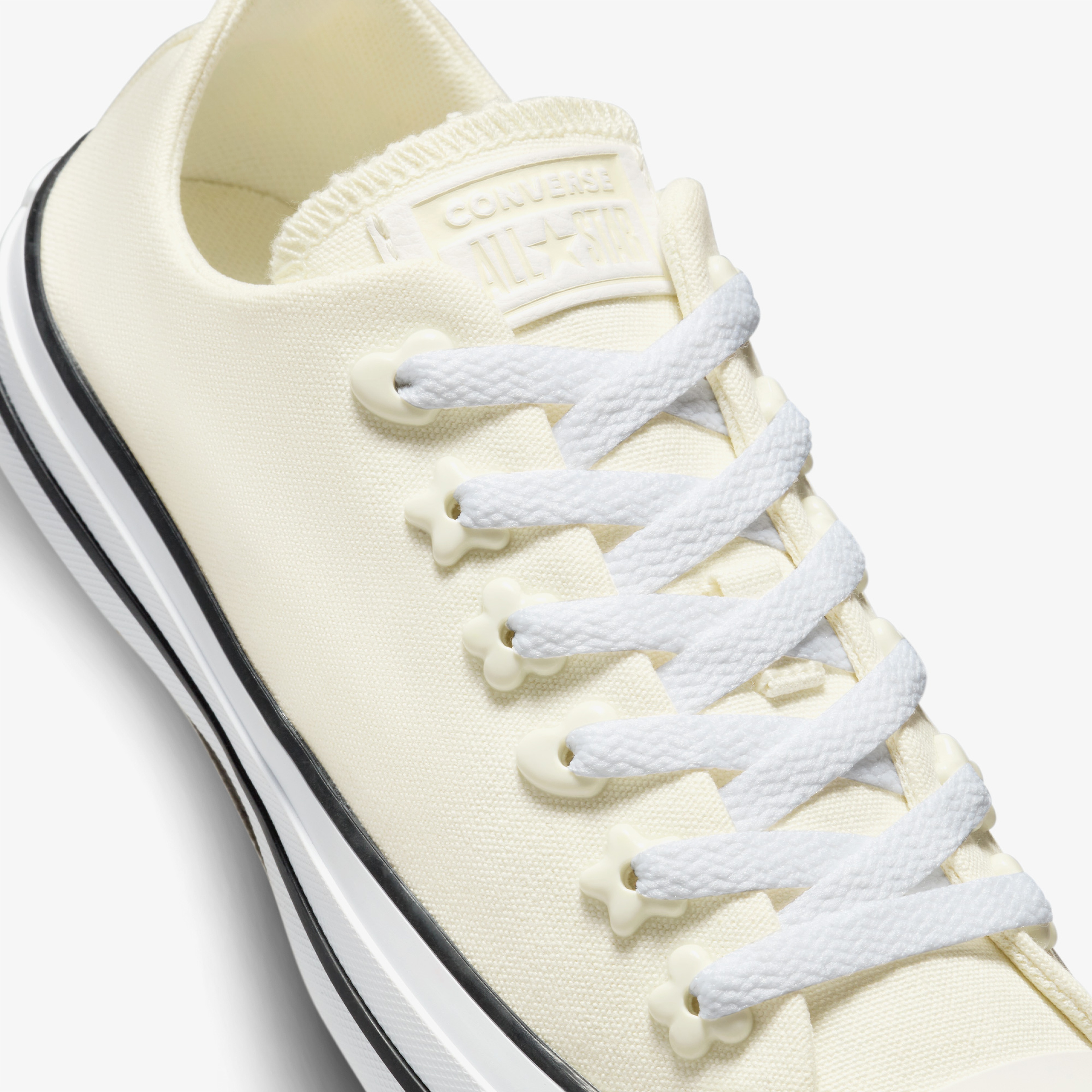 Converse Chuck Taylor All Star Stars Kadın Krem Sneaker