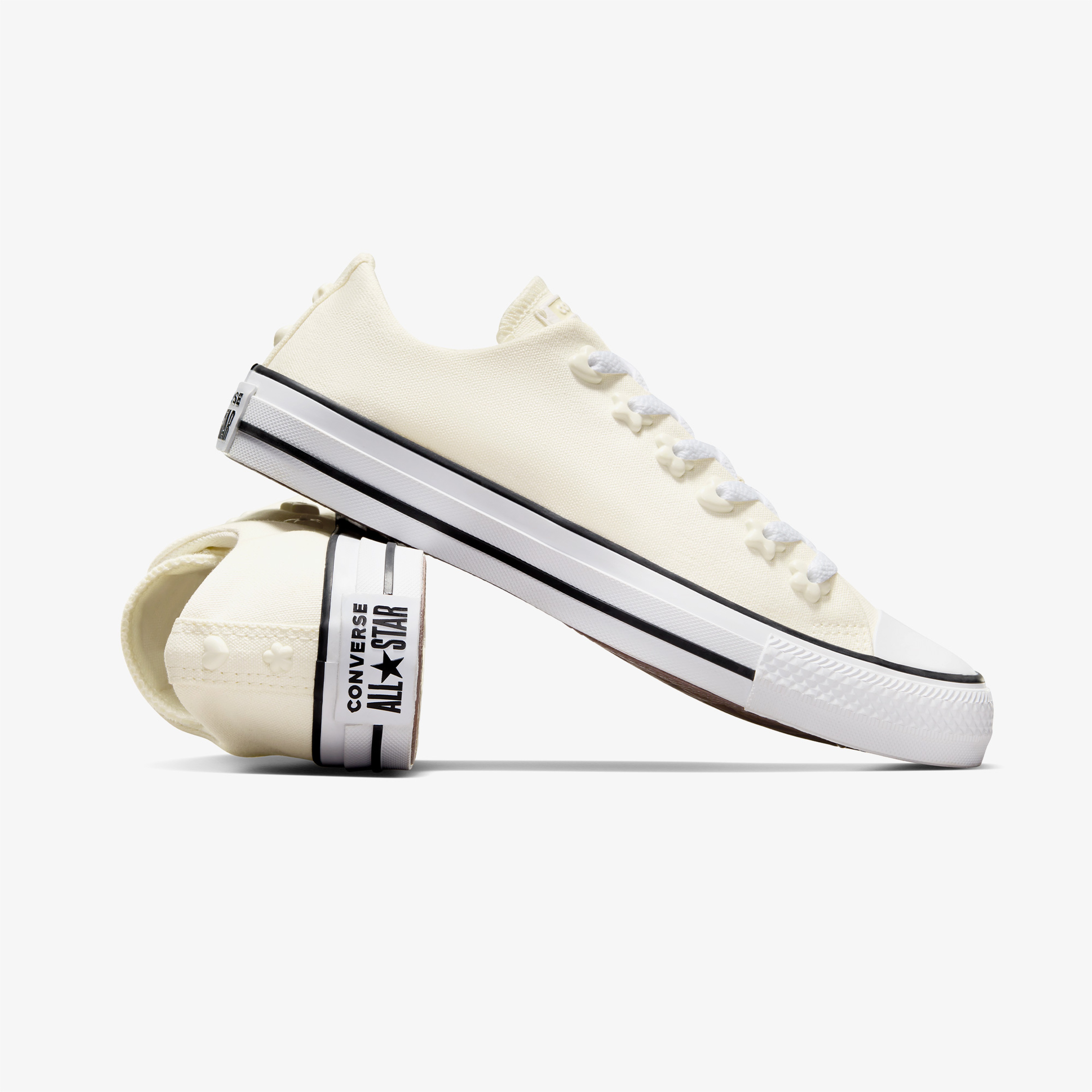 Converse Chuck Taylor All Star Stars Kadın Krem Sneaker