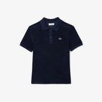 Kadın Slim Fit Lacivert Polo