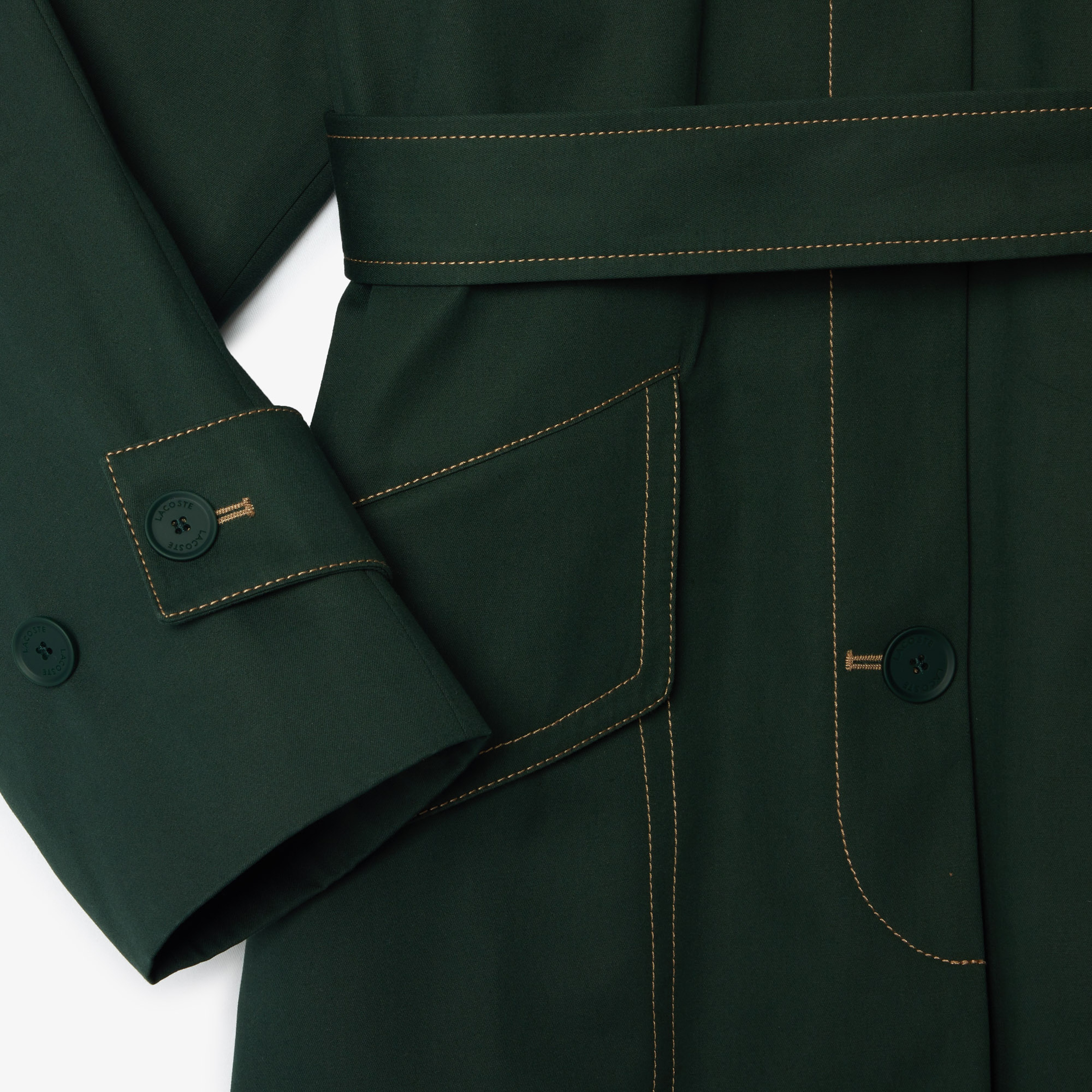 Kadın Yeşil Trençkot