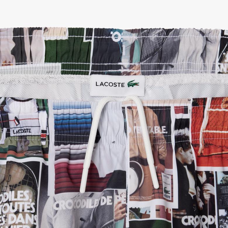 Erkek Baskılı Renkli Mayo Şort