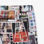 Erkek Baskılı Renkli Mayo Şort