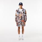 Erkek Baskılı Renkli Mayo Şort