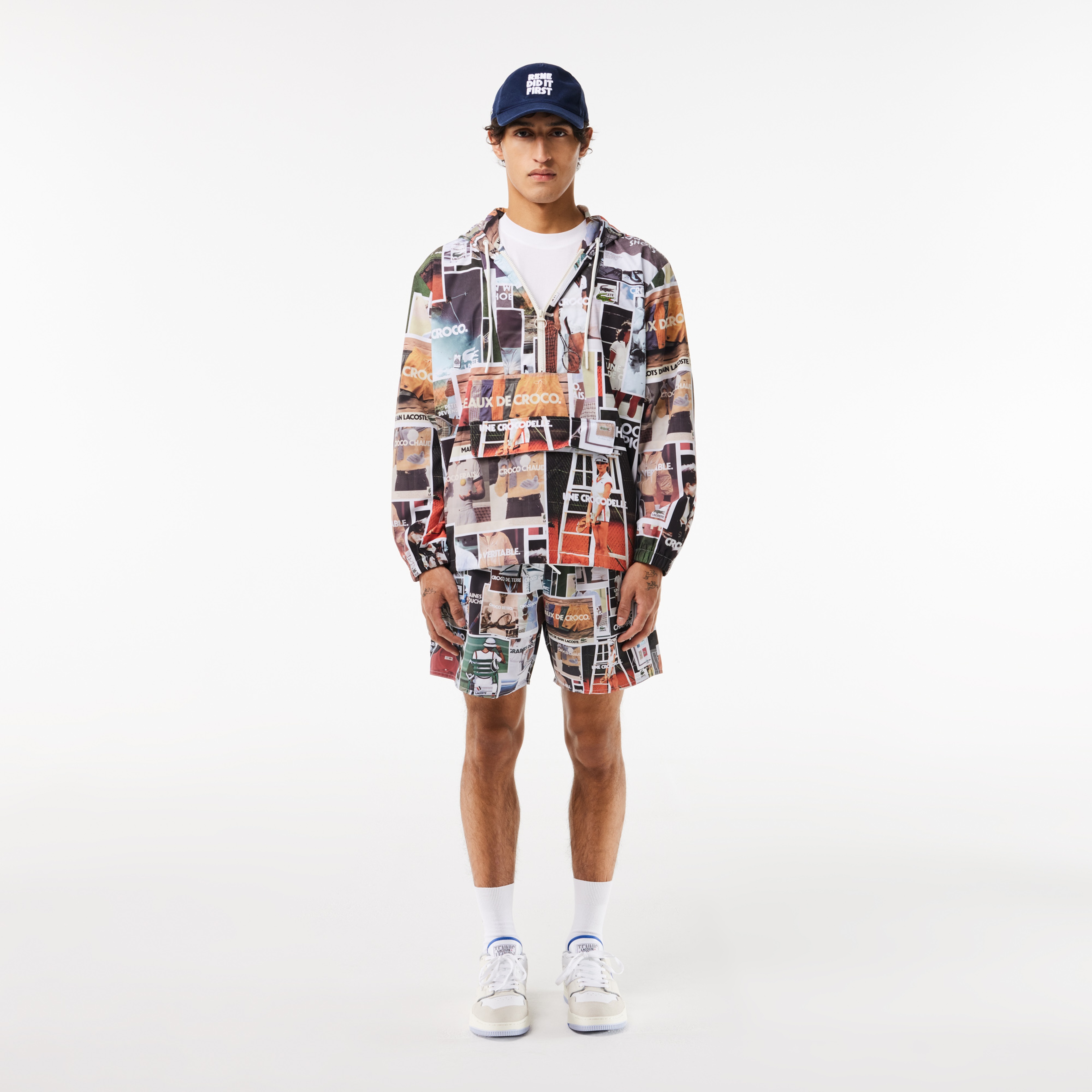 Erkek Baskılı Renkli Mayo Şort