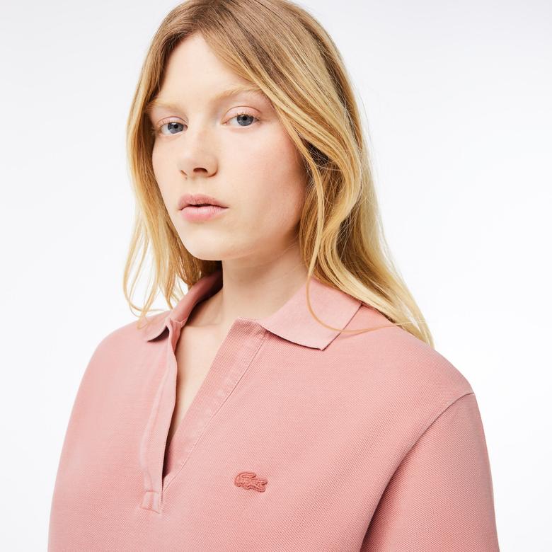 Kadın Regular Fit Pembe Polo