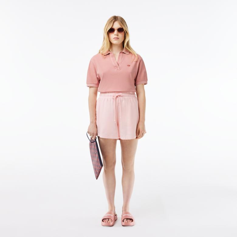 Kadın Regular Fit Pembe Polo