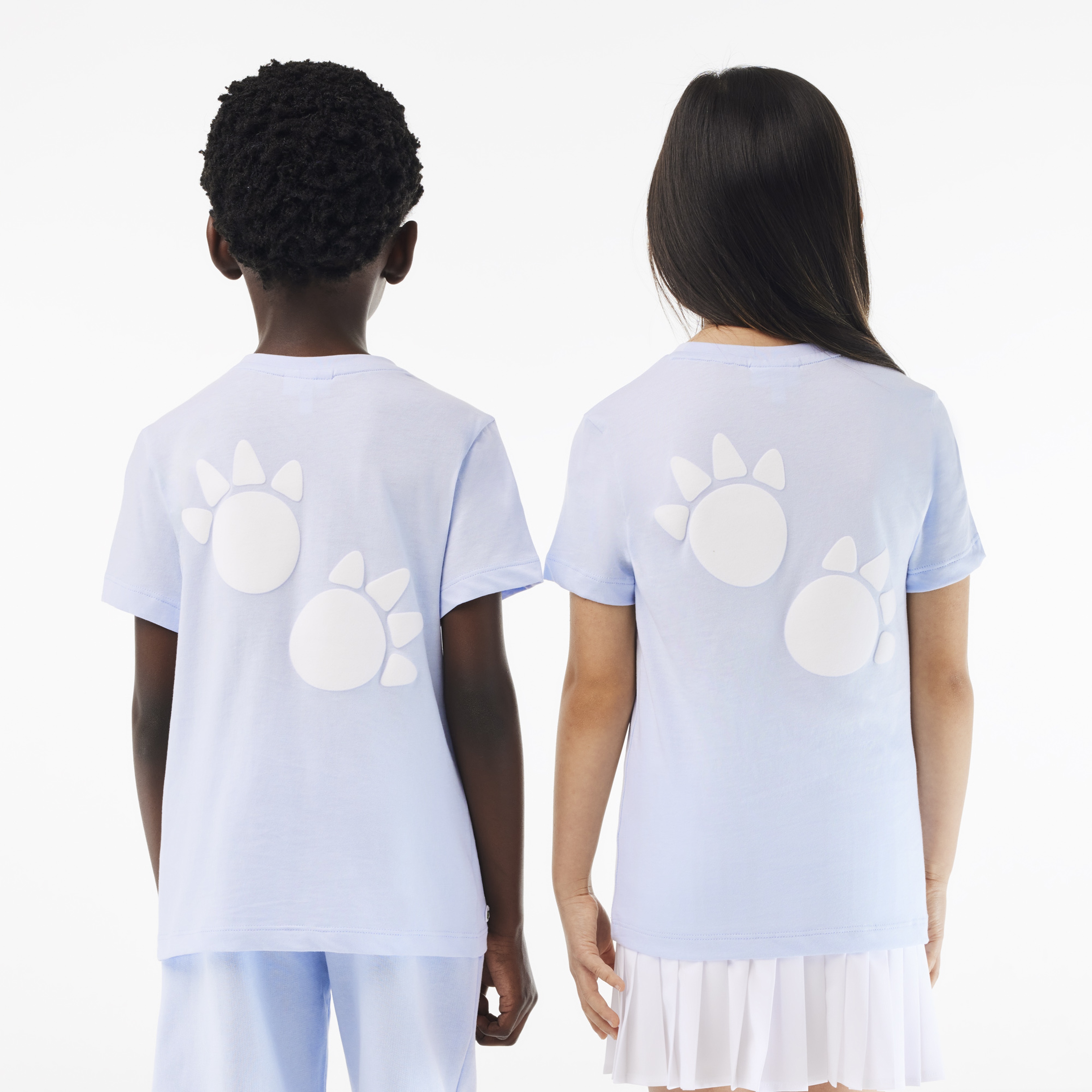 Çocuk Bisiklet Yaka Baskılı Mavi T-Shirt