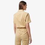 Kadın Kısa Kollu Kahverengi Gömlek