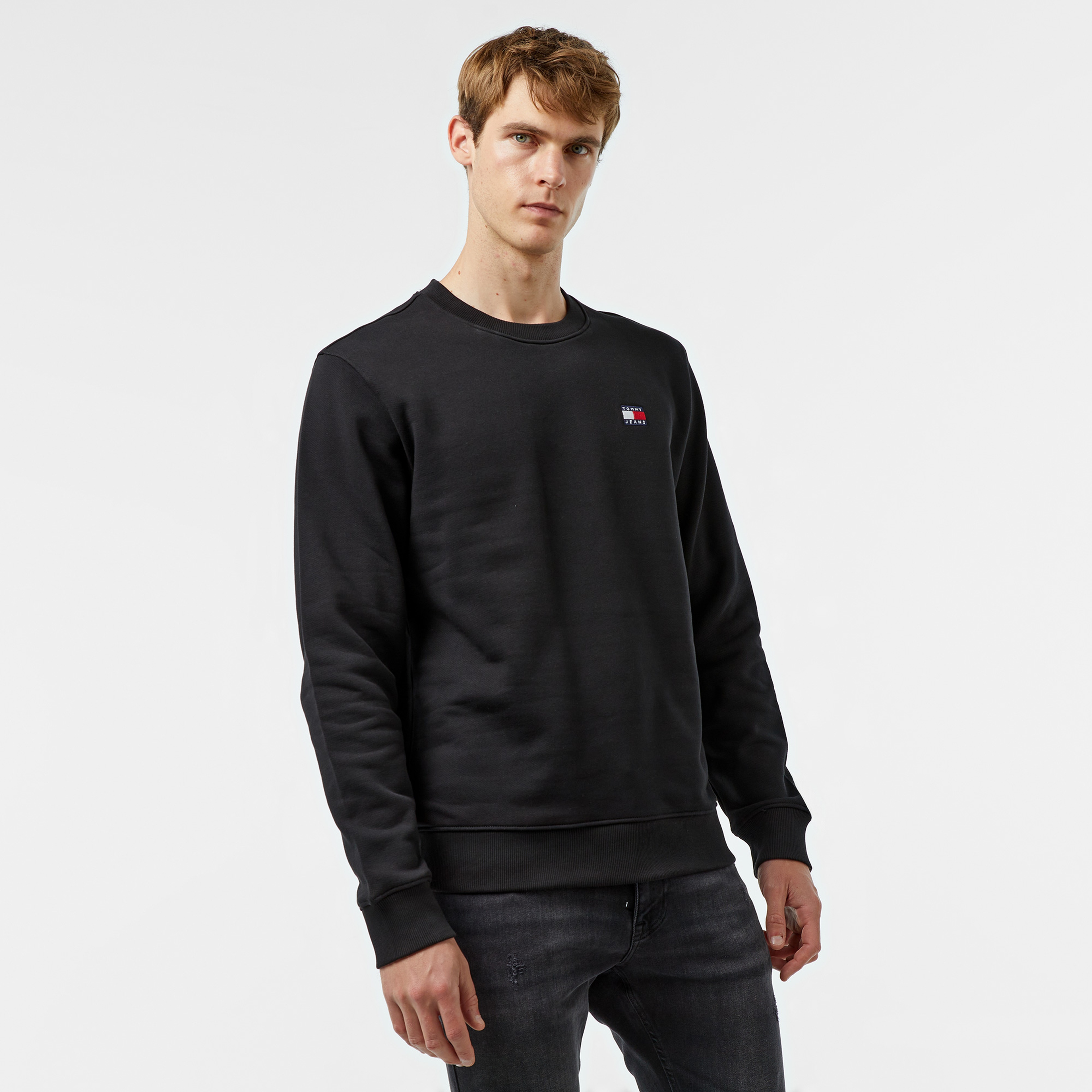 Tommy Hilfiger Erkek Siyah Sweatshirt