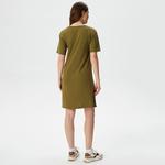 Nautica Kadın Yeşil Relaxed Fit Kısa Kollu Elbise