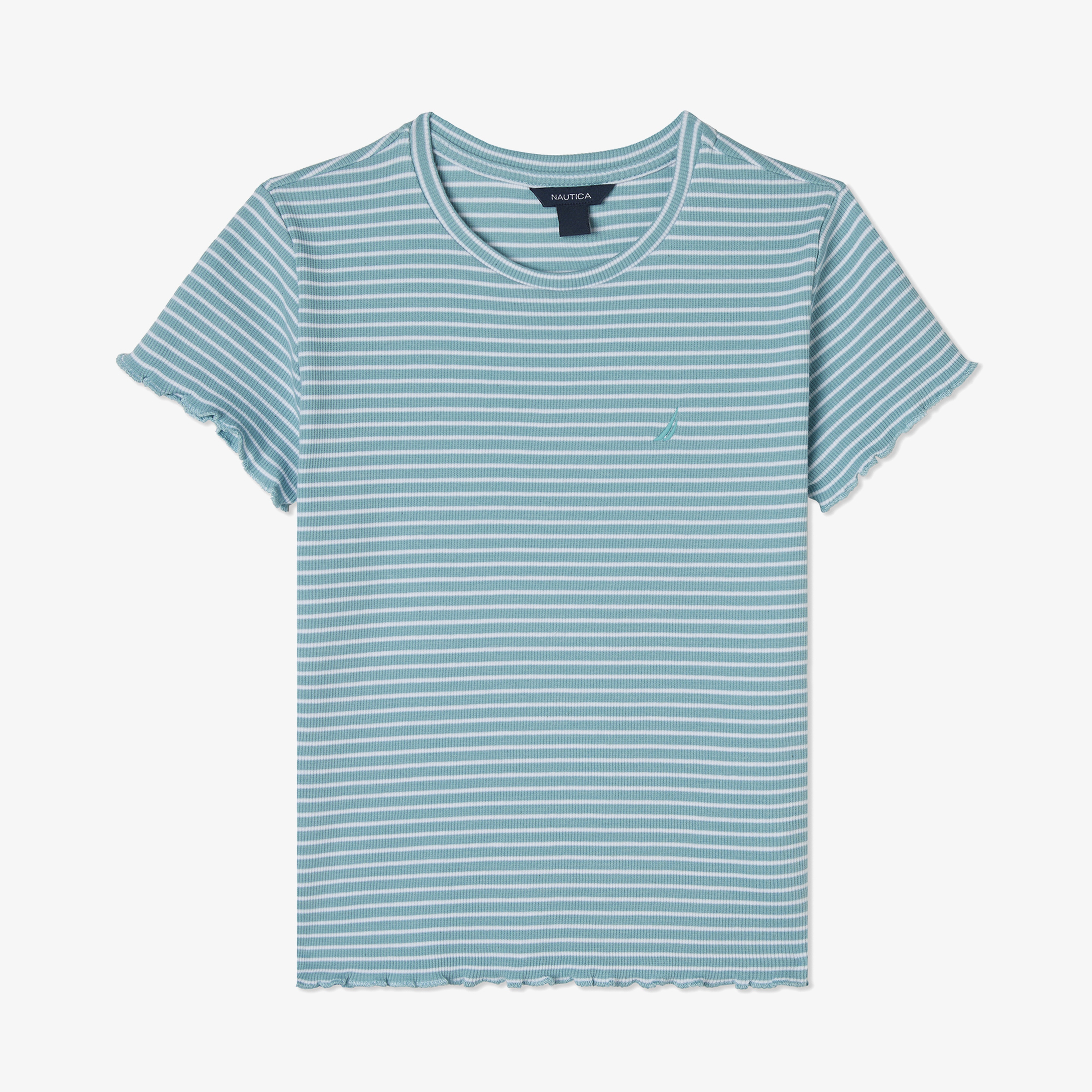 Nautica Kız Çocuk Mavi Standart Fit T-Shirt