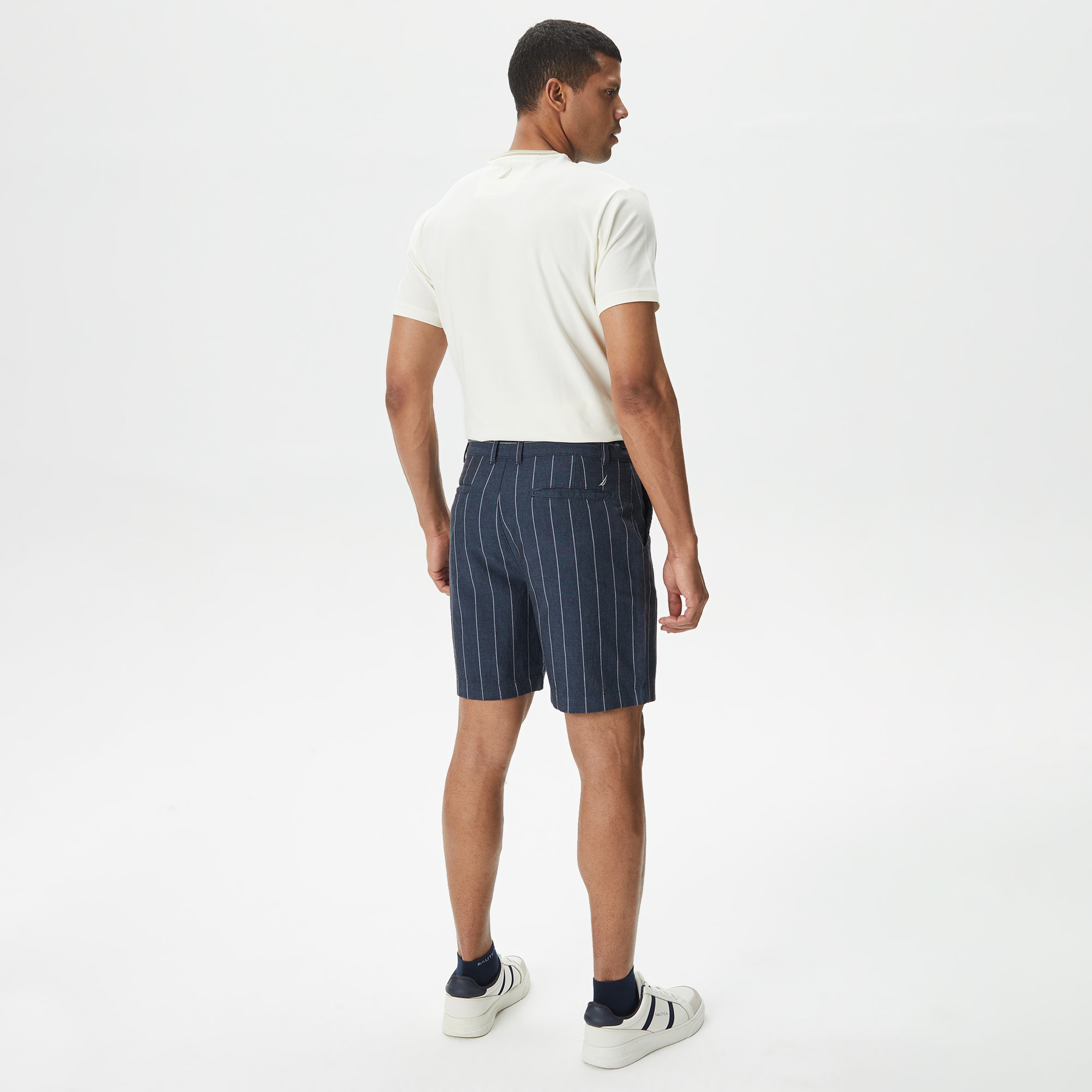 Nautica Erkek Lacivert Classic Fit Bermuda