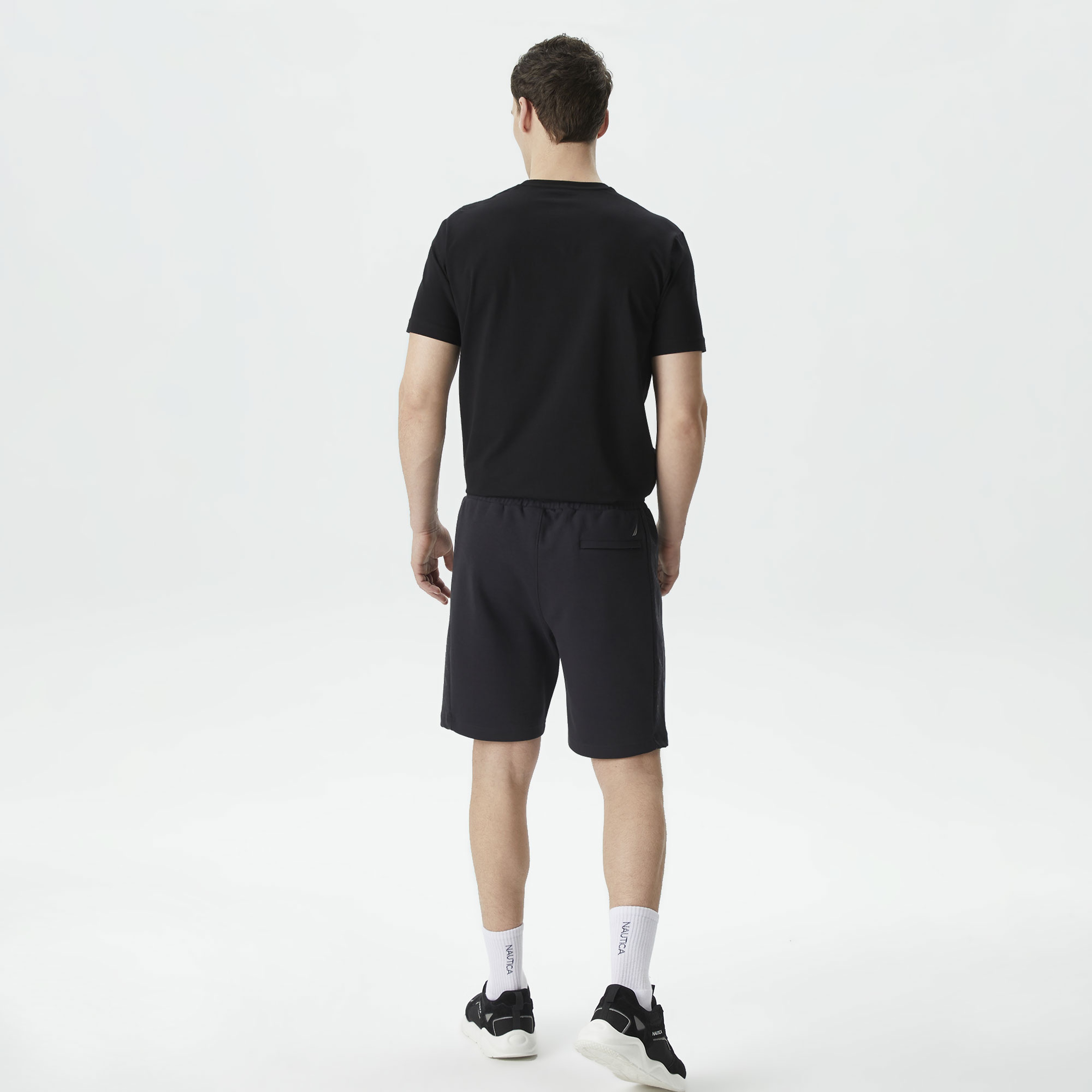 Nautica Erkek Siyah Standart Fit Şort