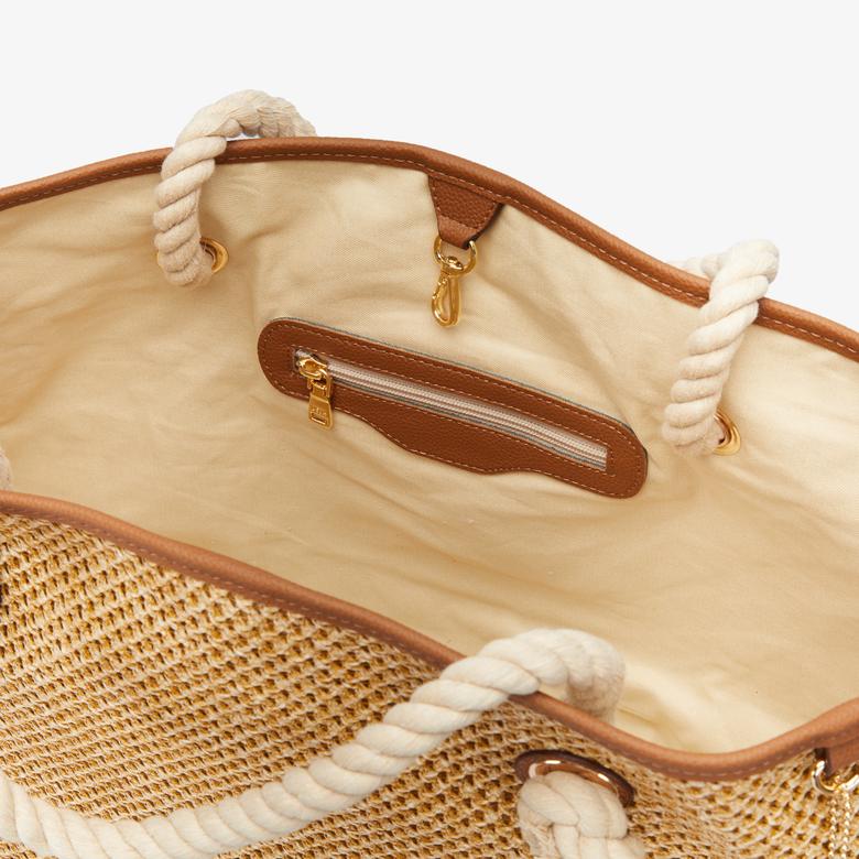 Nautica Kadın Bej Omuz Çantası