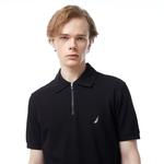 Nautica Erkek Siyah Slim Fit Kısa Kollu Polo