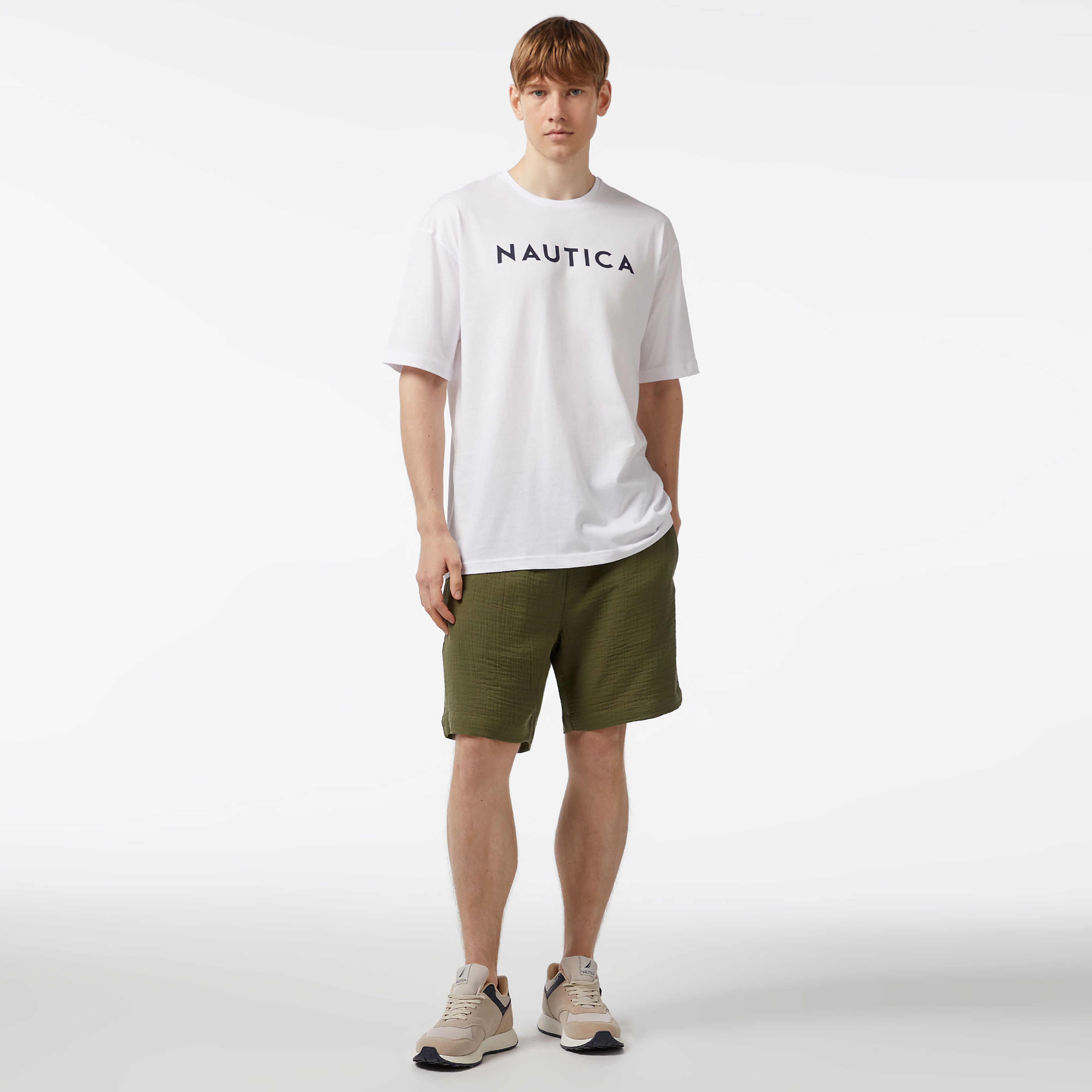 Nautica Erkek Yeşil Bermuda