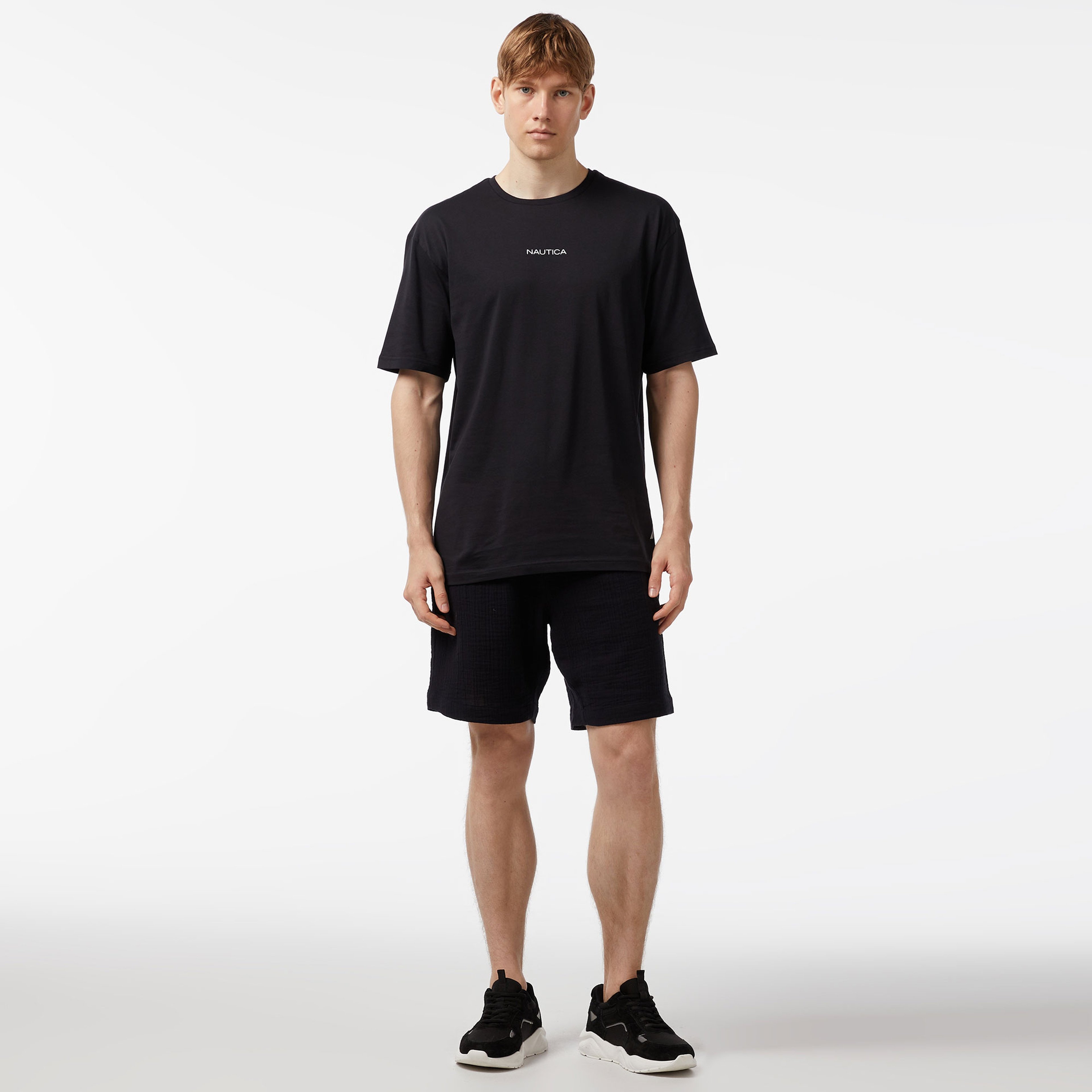 Nautica Erkek Siyah Bermuda