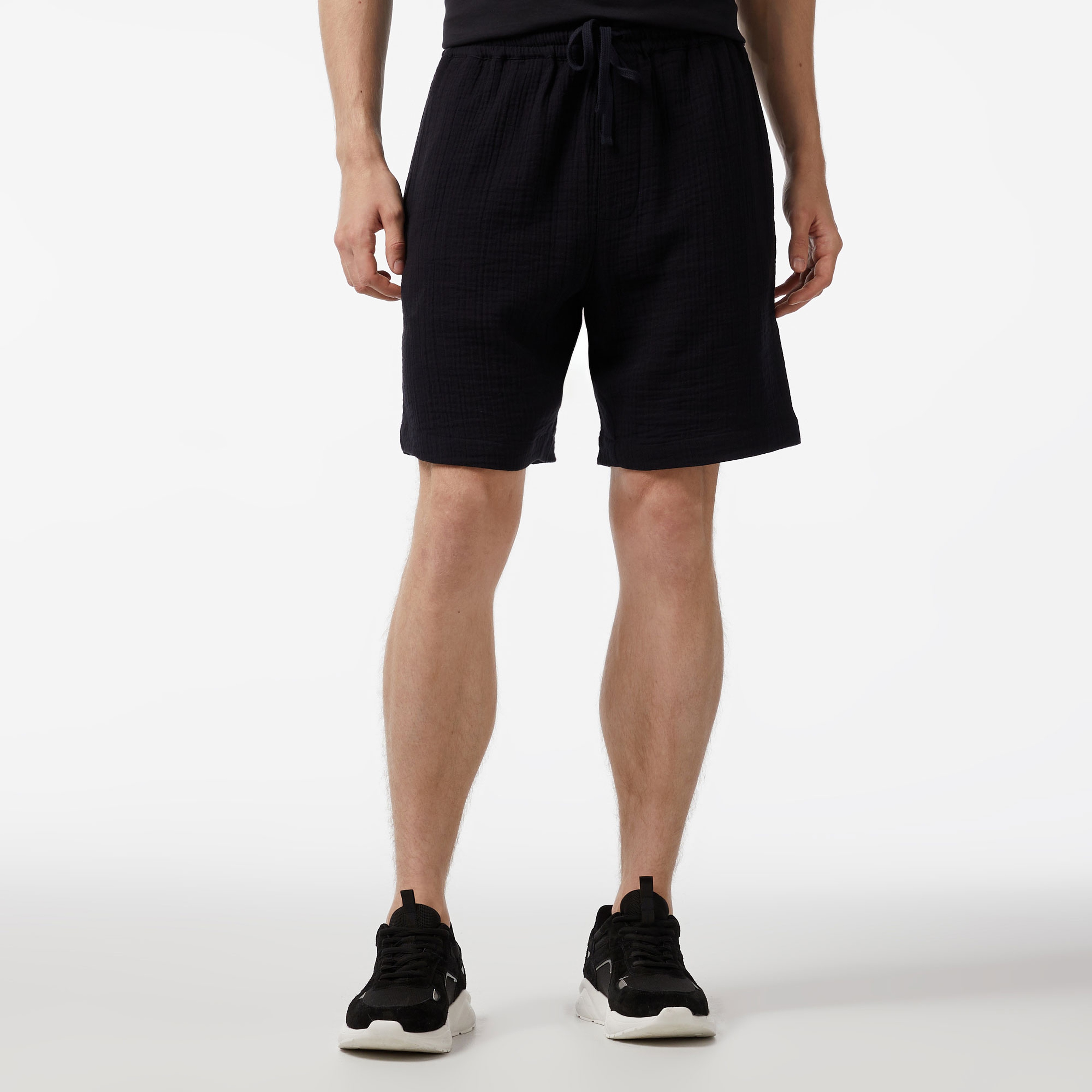 Nautica Erkek Siyah Bermuda