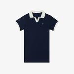 Nautica Kız Çocuk Lacivert Kısa Kollu Elbise