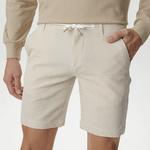 Nautica Erkek Bej Standart Fit Bermuda